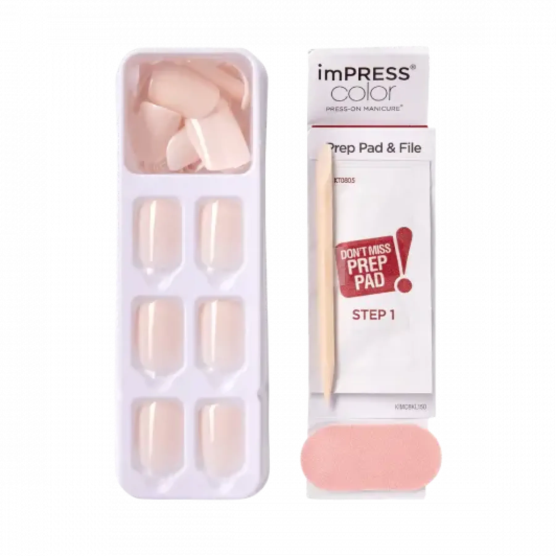 Outlet Impress Color Press-On Nails Point Pink Künstliche Nägel