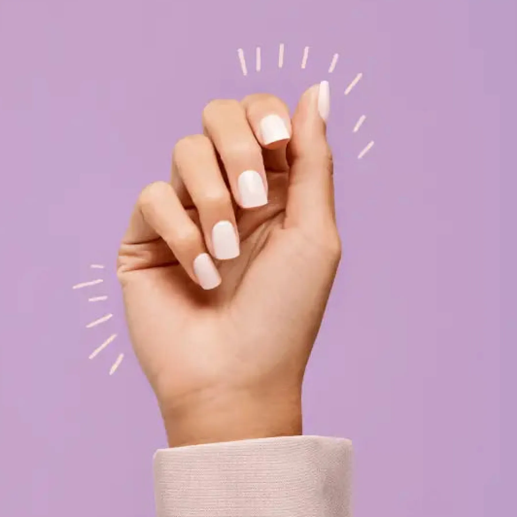 Outlet Impress Color Press-On Nails Point Pink Künstliche Nägel