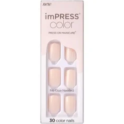 Outlet Impress Color Press-On Nails Point Pink Künstliche Nägel