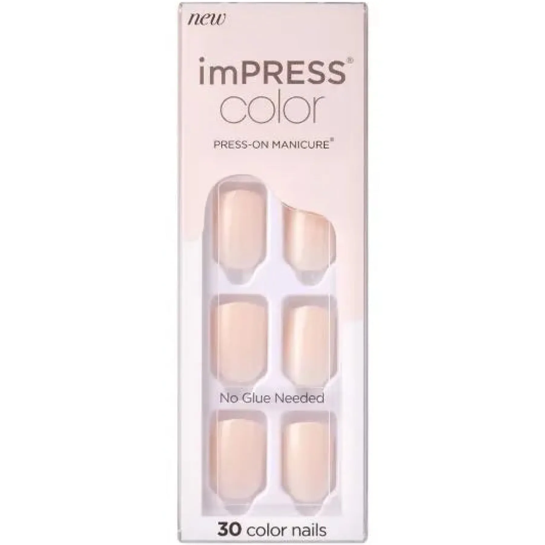Outlet Impress Color Press-On Nails Point Pink Künstliche Nägel