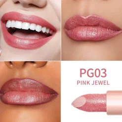 Discount Infinity Moisture Shine Lipstick PG03 Pink Jewel Lippenstift|Veganer Lippenstifte