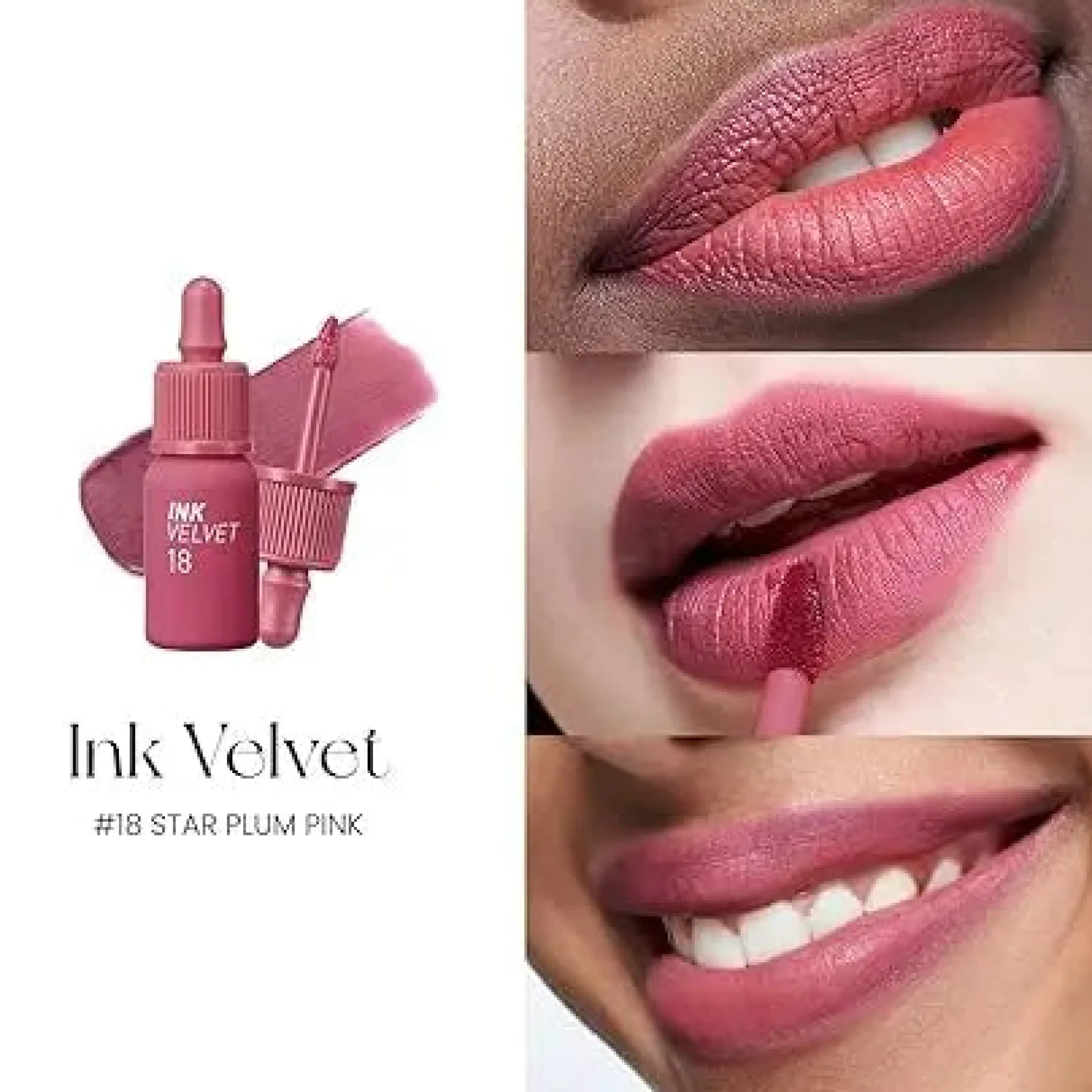 Best Ink Velvet 18 Star Plump Pink Lippenstift|Lip Tint