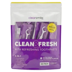 Best 5-in-1 Tooth Brush Clean & Fresh Peppermint Reisegröße|Vegan Pflege