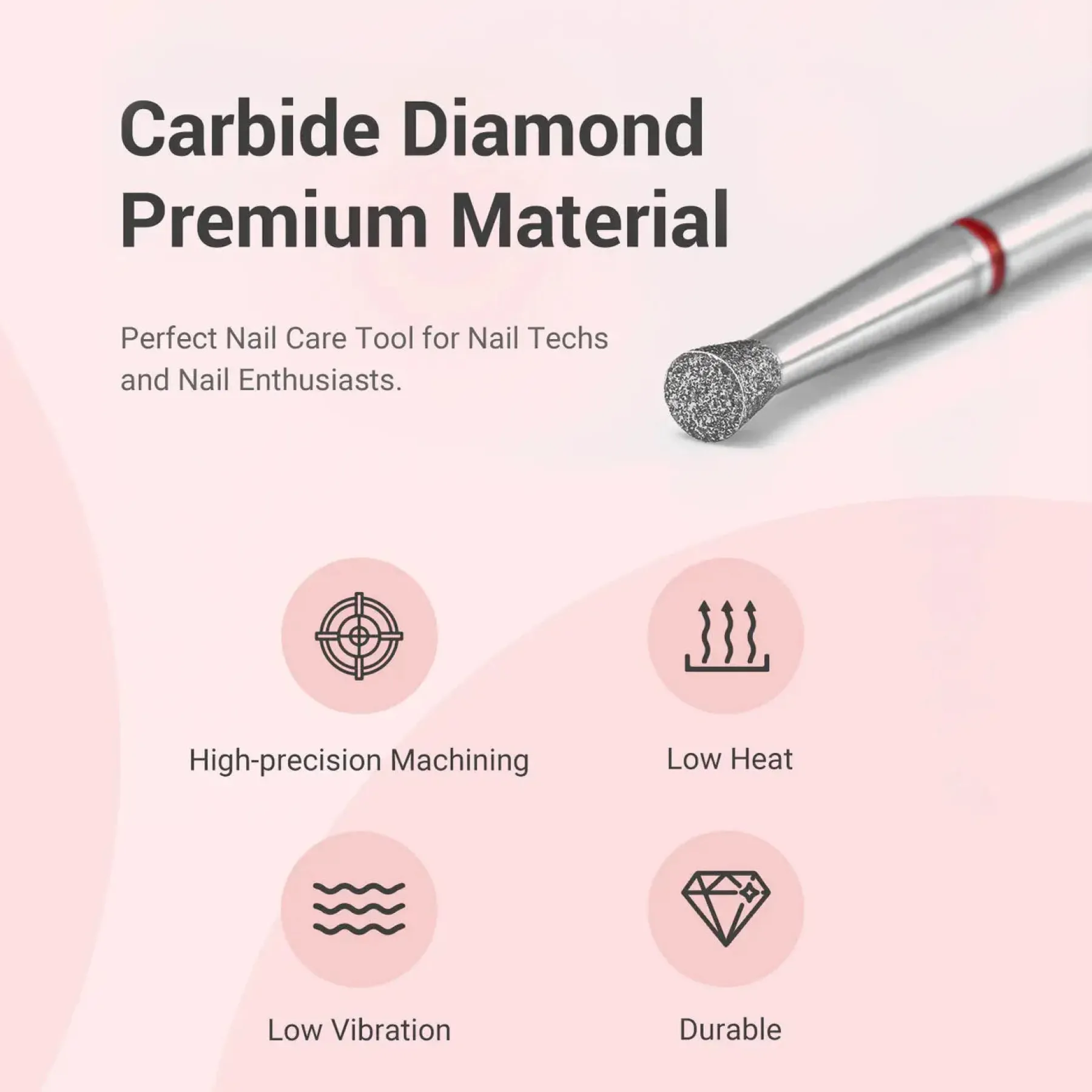 Discount Inverted Tapered Cuticle Clean Nail Drill Bit 6,7mm 1. Nagels Voorbereiden|1. Nagels Voorbereiden