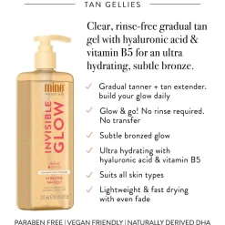 Online Invisible Glow Gradual Hydrating Tan Gelly Vegan Tanning