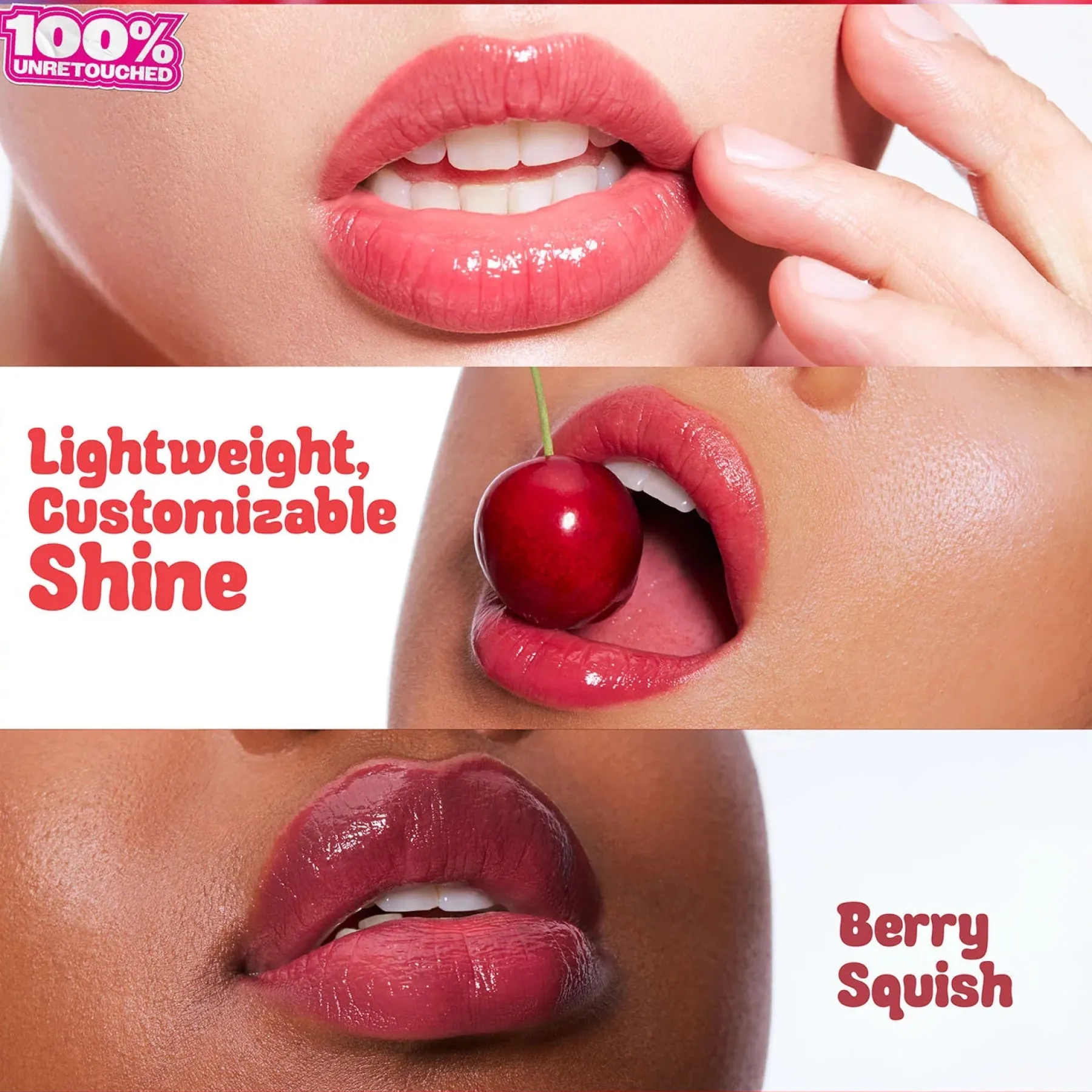 Online Jelly Drip Lip Glaze Berry Squish Lipgloss|Veganer Lipgloss