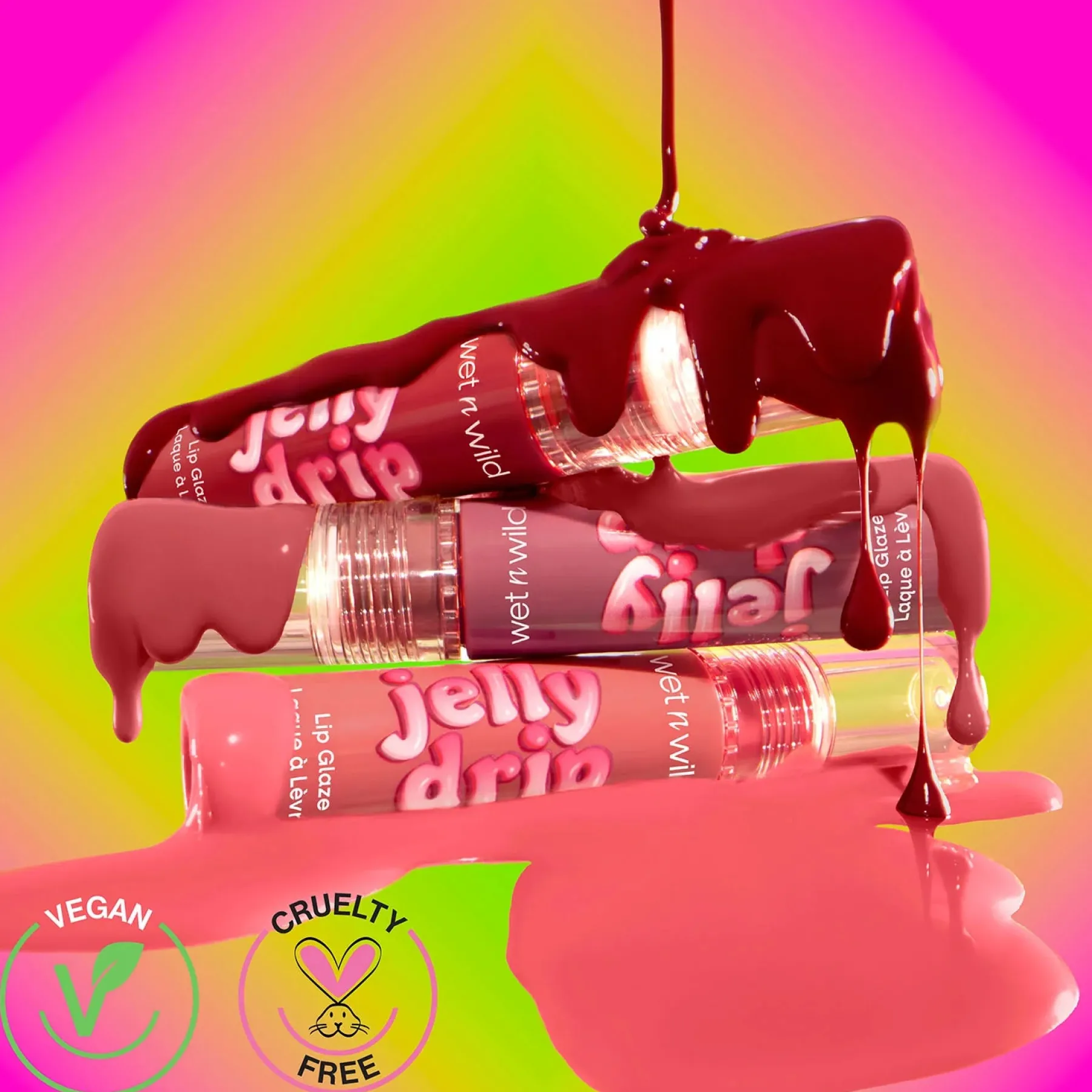 Discount Jelly Drip Lip Glaze Blush Guava Lipgloss|Veganer Lipgloss