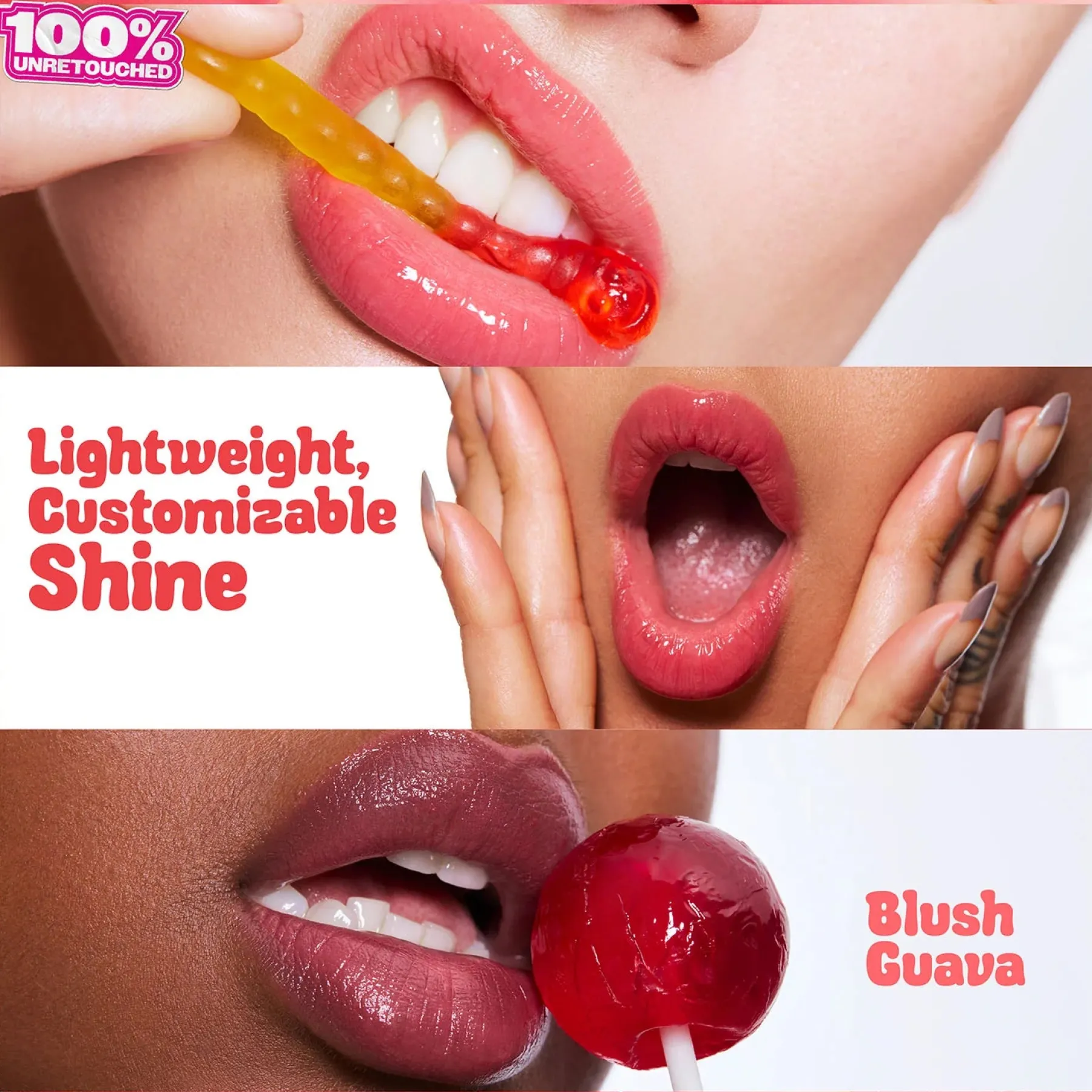 Discount Jelly Drip Lip Glaze Blush Guava Lipgloss|Veganer Lipgloss