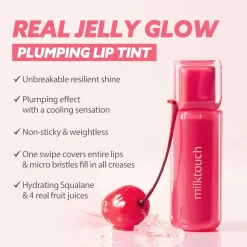 Jelly Fit Tinted Glow Tint 10 Fallen Coco Lipgloss|Veganer Lipgloss