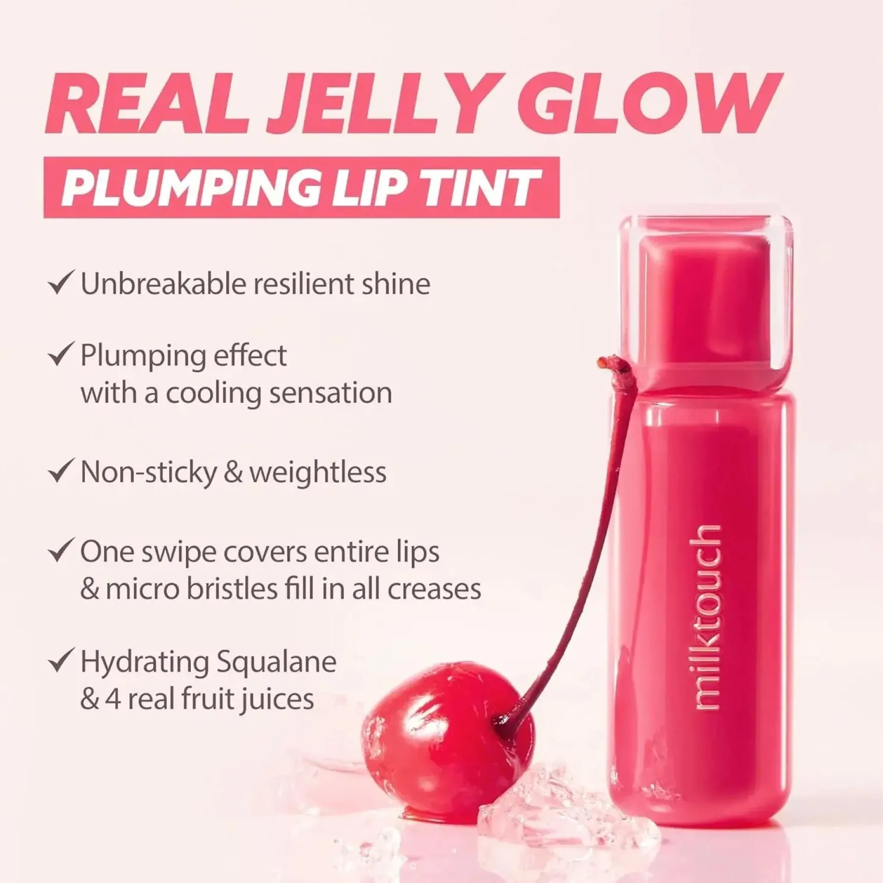 Jelly Fit Tinted Glow Tint 10 Fallen Coco Lipgloss|Veganer Lipgloss