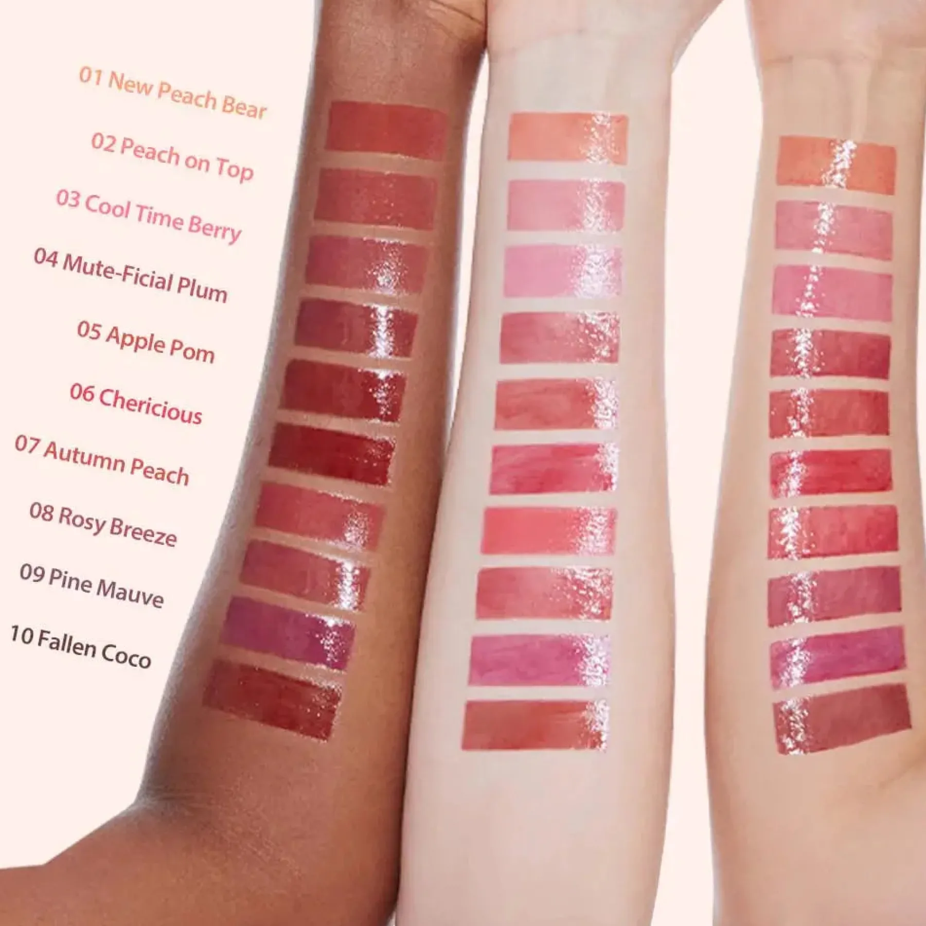 Jelly Fit Tinted Glow Tint 10 Fallen Coco Lipgloss|Veganer Lipgloss