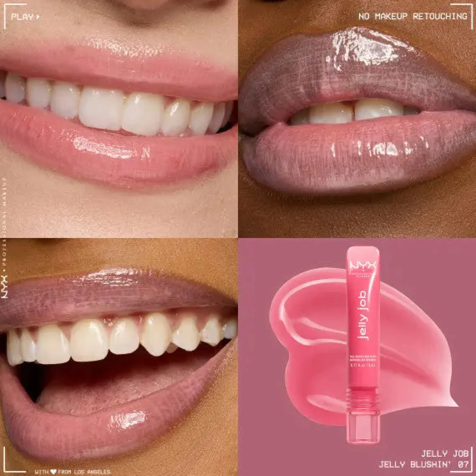 New Jelly Job Lipgloss Jelly Blushin Lipgloss|Veganer Lipgloss