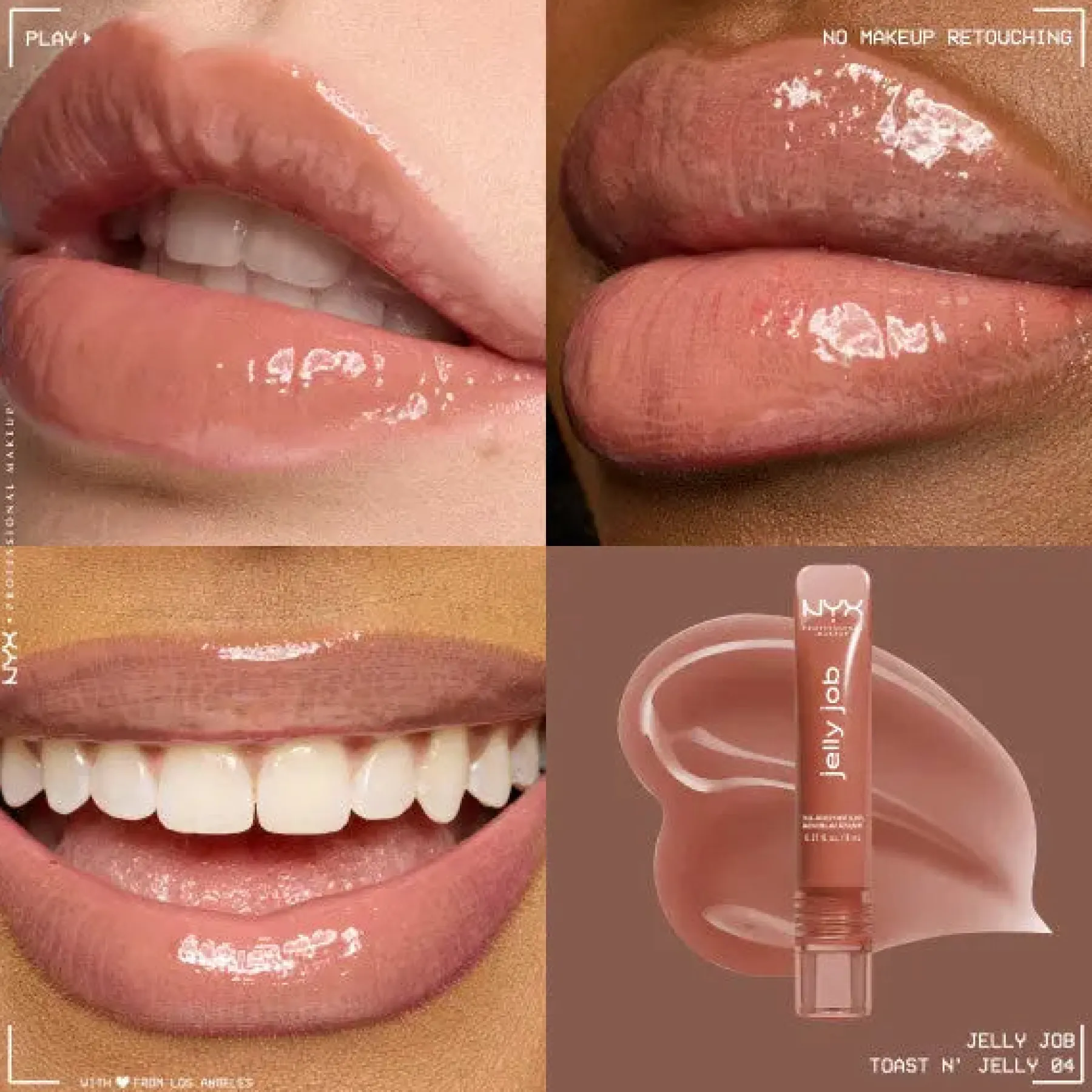 Clearance Jelly Job Lipgloss Toast N Jelly Lipgloss|Veganer Lipgloss