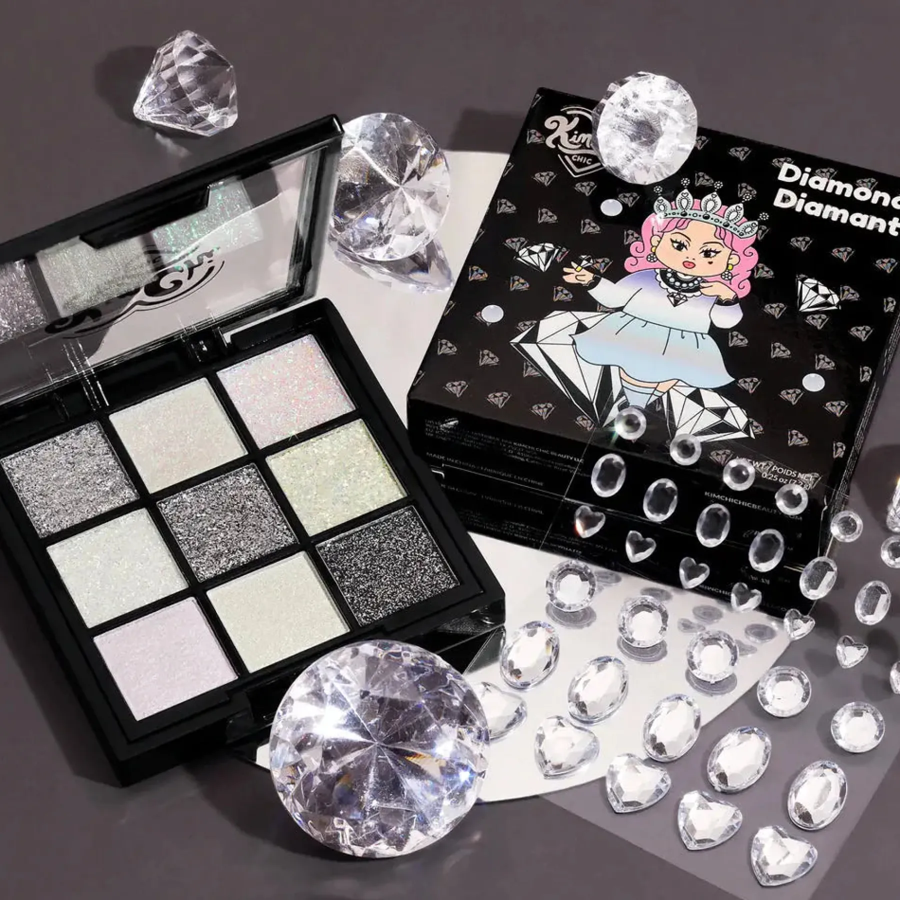 New Jewel Collection 04 Diamond Palette Lidschatten|Glitzer