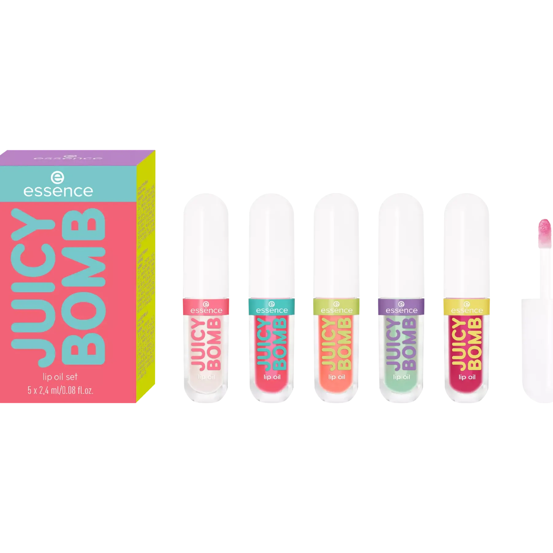 Hot Juicy Bomb Lip Oil Set 01 Glossy Days Ahead! Lipgloss|Vegan Pflege