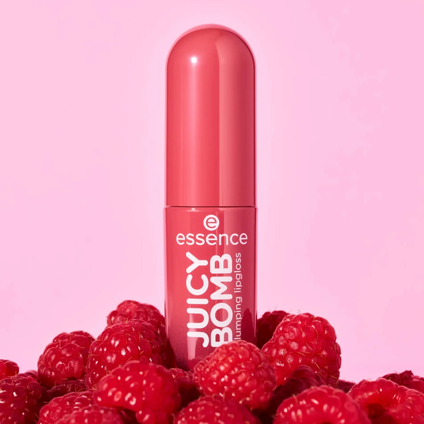 Clearance Juicy Bomb Plumping Lipgloss 08 Pure Raspberry Lipgloss|Veganer Lip Plumper