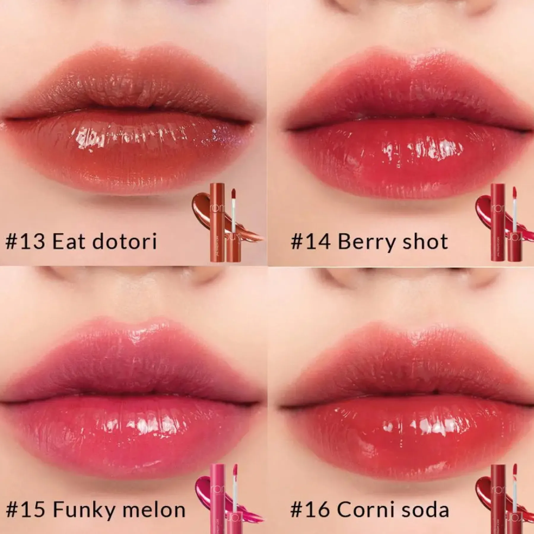 Best Juicy Lasting Tint 16 Corni Soda Korean Makeup|Lippenstift