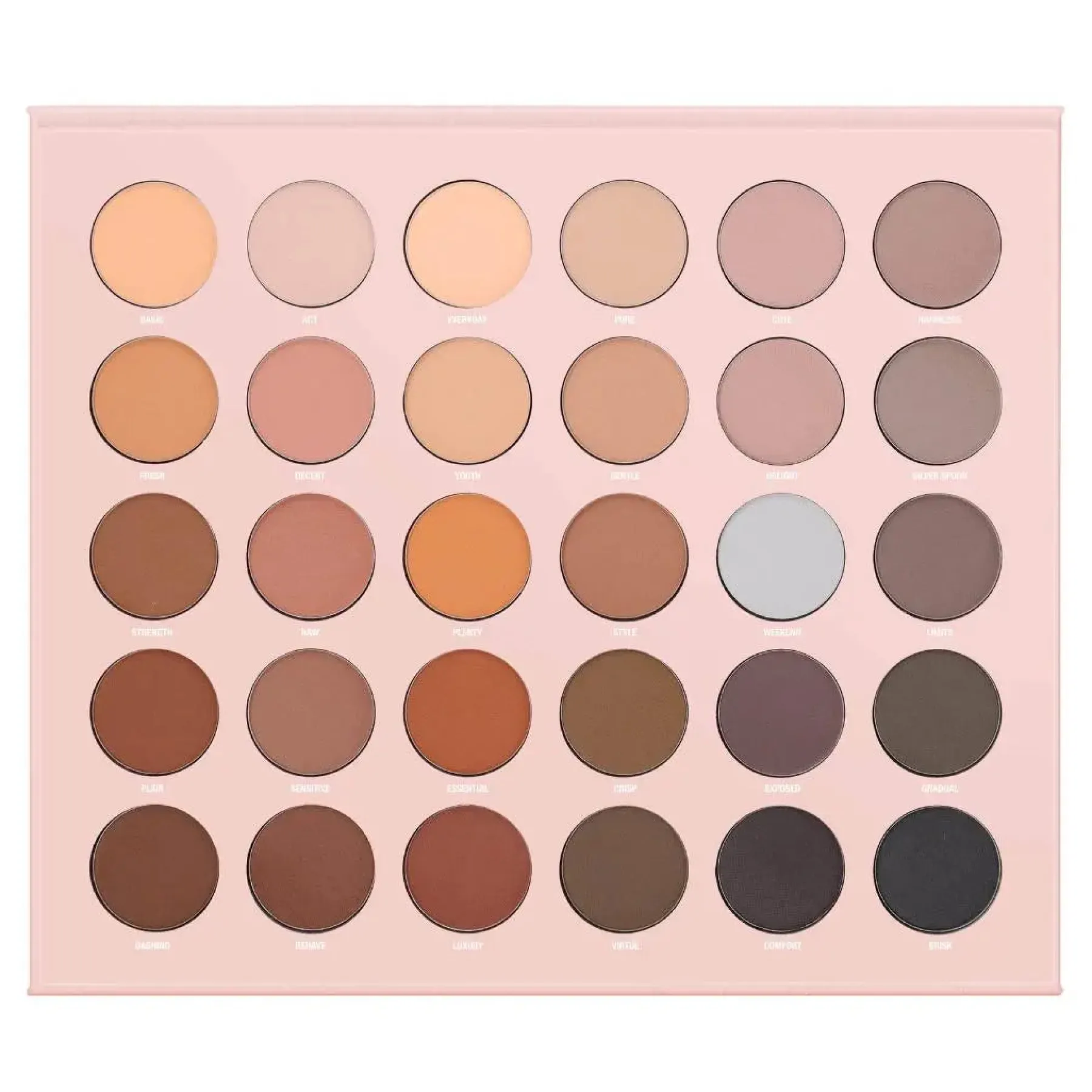 Sale Just Mattes Pressed Pigment Palette Lidschatten|Vegane Lidschatten