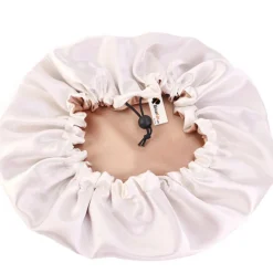 Sale Khaki Satin Hair Bonnet Reversable Hair Growth|Haarprobleem