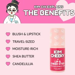 New Kim Cheeky Lip & Cheek Stick Dolled Rouge
