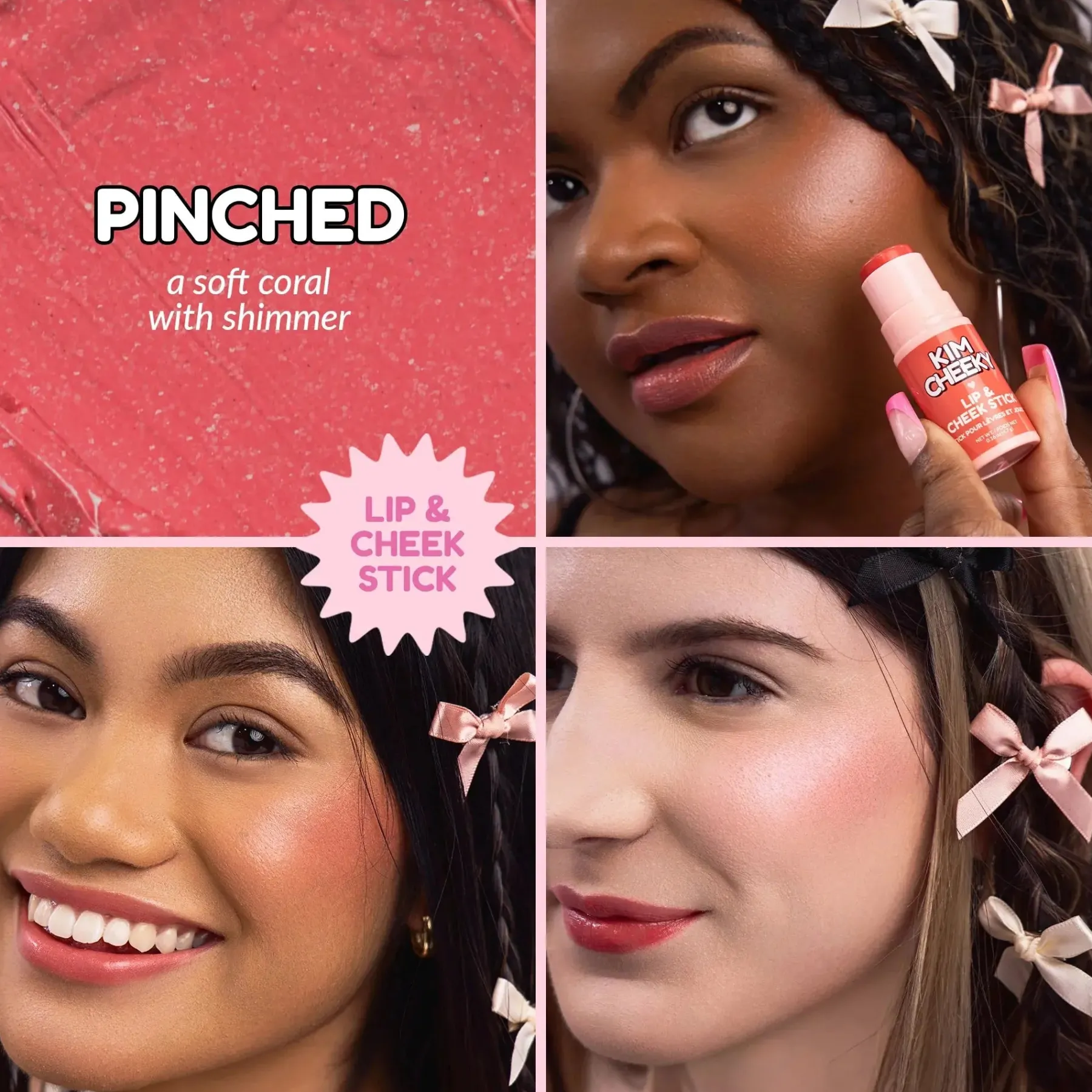 Discount Kim Cheeky Lip & Cheek Stick Pinched Rouge