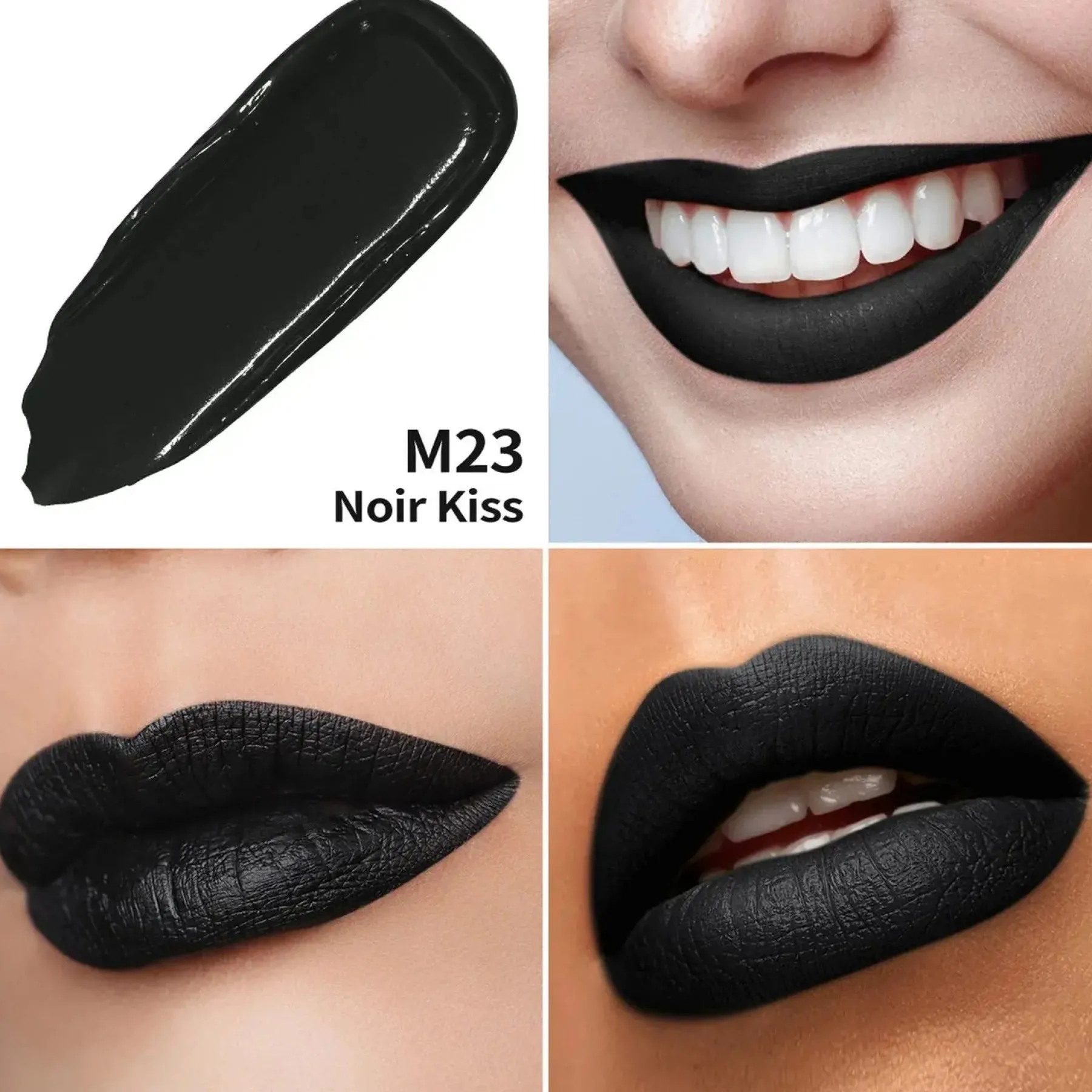 Discount Kissproof Liquid Matte Lipstick M23 Noir Kiss Lippenstift|Veganer Lippenstifte
