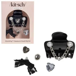 Best Pop Charms & Cloud Clip Set Vintage Black Haarpflege-Routinen & Sets|Haarspangen & -Clips