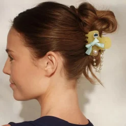 New pop Cloud Clip 7pc Set Coastal Cottage Butter Yellow Haarpflege-Routinen & Sets|Haarspangen & -Clips