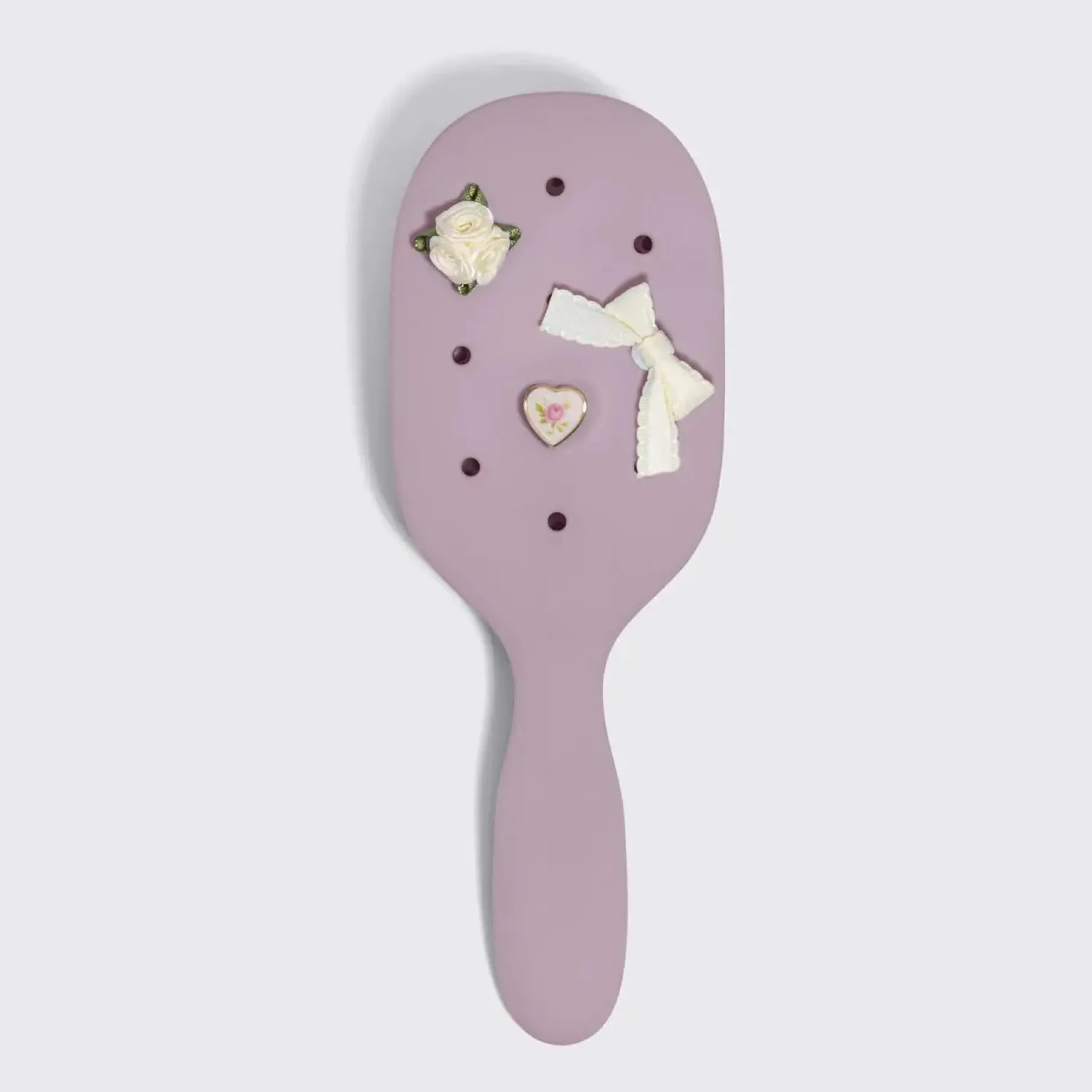 Clearance Pop Paddle Brush & Charm Set Soft Violet Haarpflege-Routinen & Sets|Haarborstels & Kammen