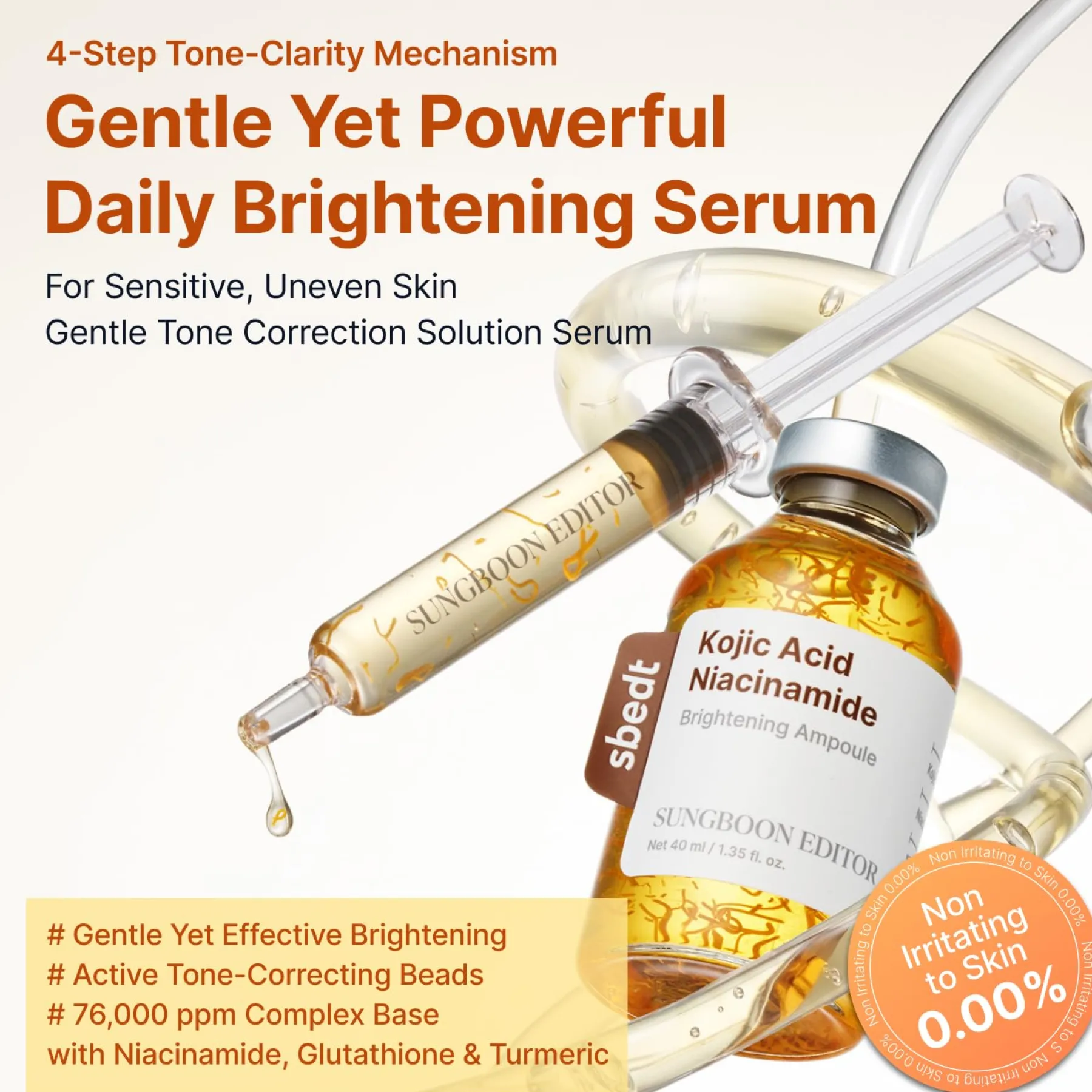 New Kojic Acid Niacinamide Brightening Ampoule Ampoules|Aufhellendes Serum