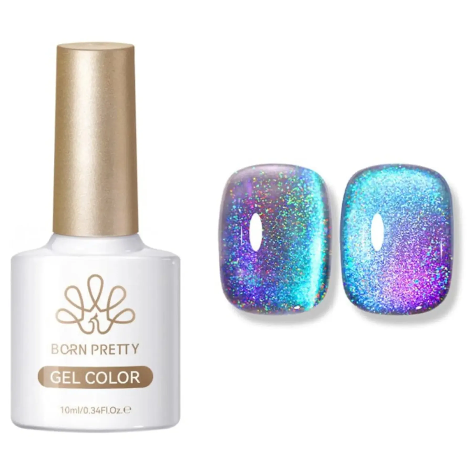 Clearance Laser Cat Magnetic Gel MY122 Midnight Veganer Nagellack|Cat Eye Gellack