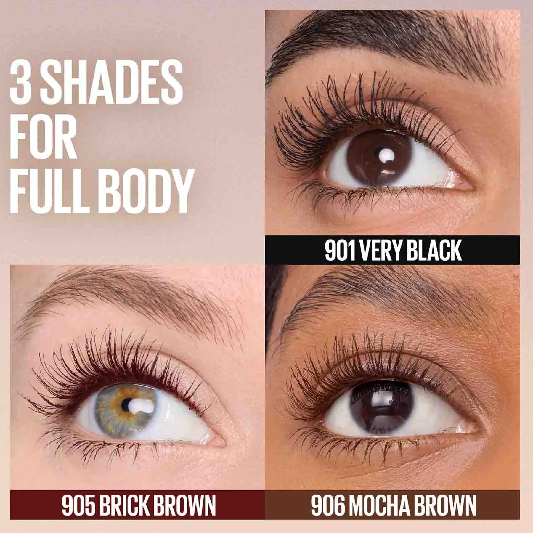Clearance Lash Sensational Body Brown Mocha Mascara