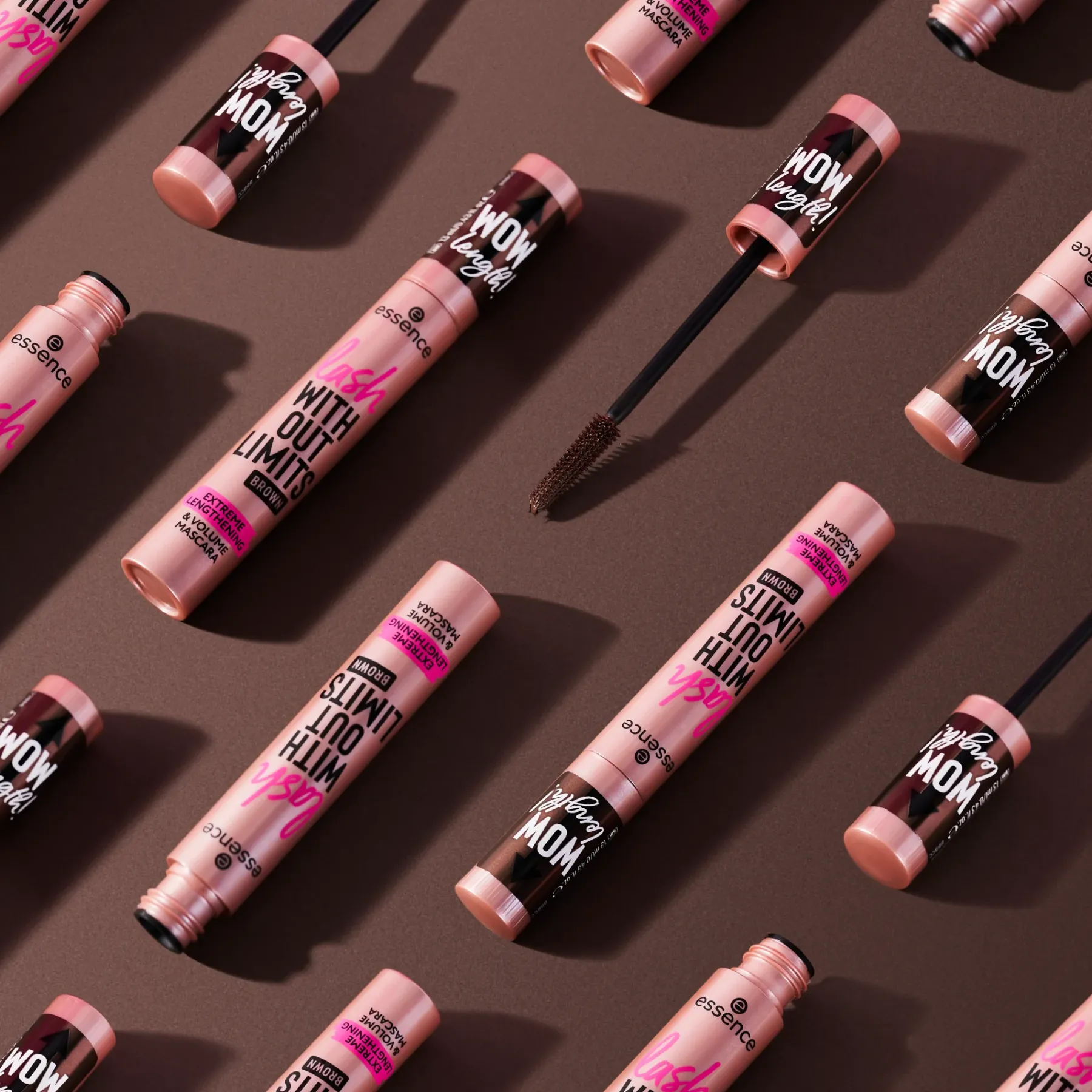 Hot Lash Without Limits Extreme Lengthening & Volume Mascara Brown Mascara|Vegan Mascara