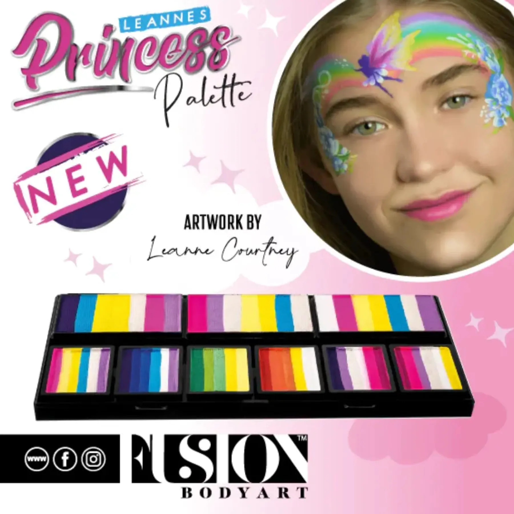 New Leanne's Princess Petal Palette Schminke|Schminke