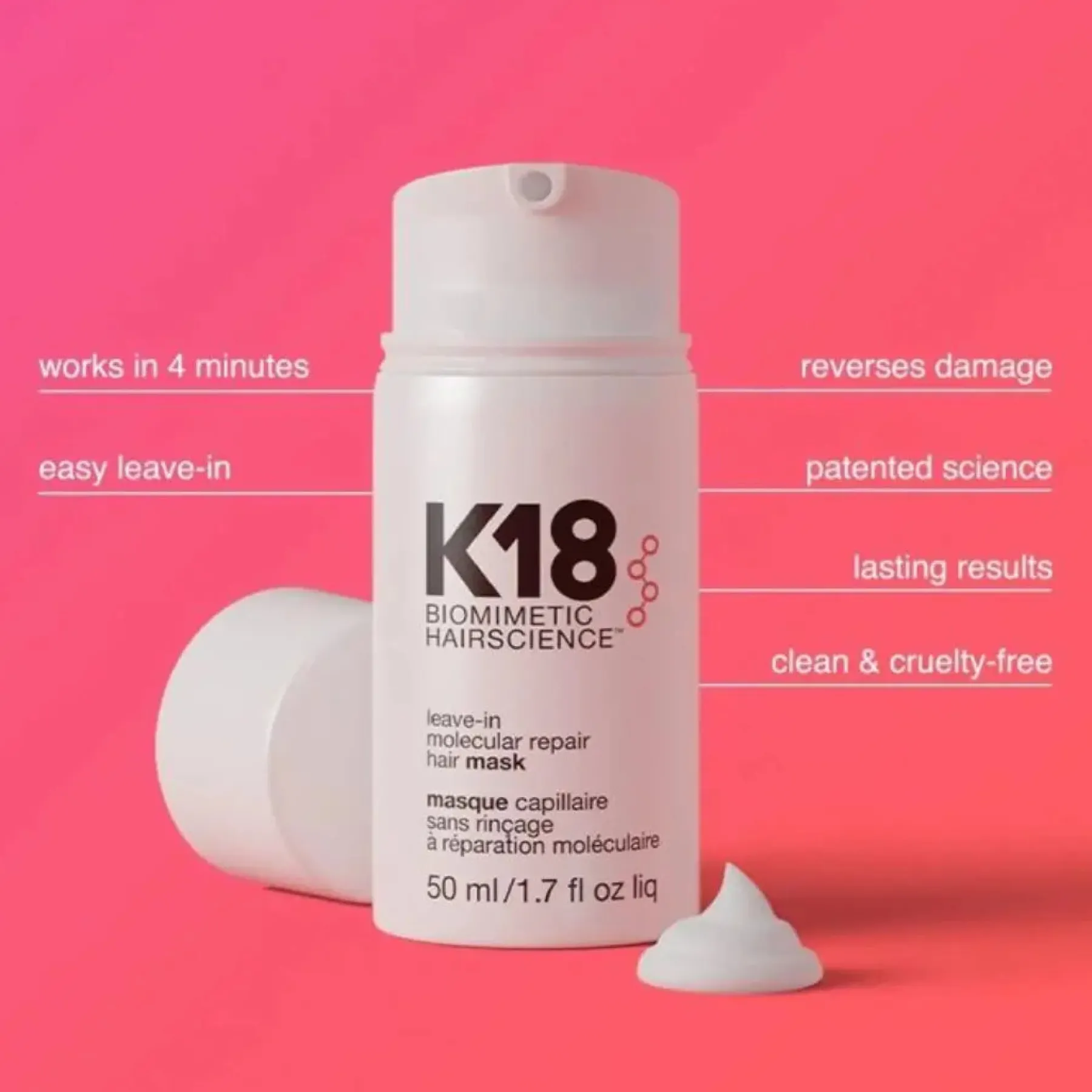 Best Leave-in Molecular Repair Mask Hair Growth|11 Schritte Haarpflege Routine