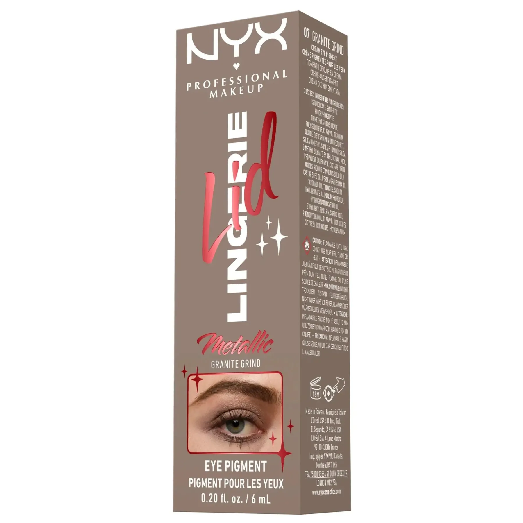 Hot Lid Lingerie Cream Eye Pigment 07 Granite Grind Lidschatten|Vegane Lidschatten