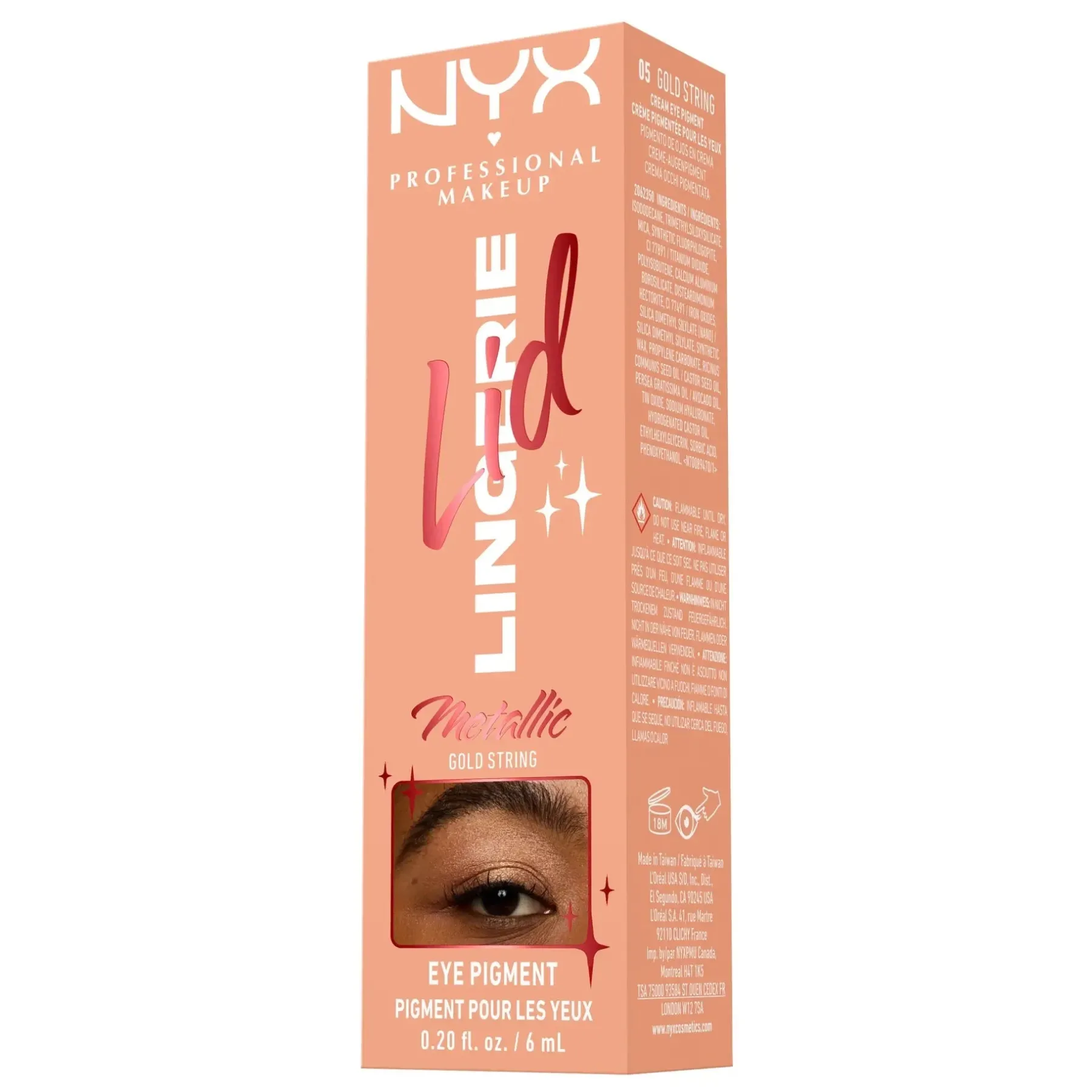 Discount Lid Lingerie Cream Eye Pigment 05 Gold String Lidschatten|Vegane Lidschatten