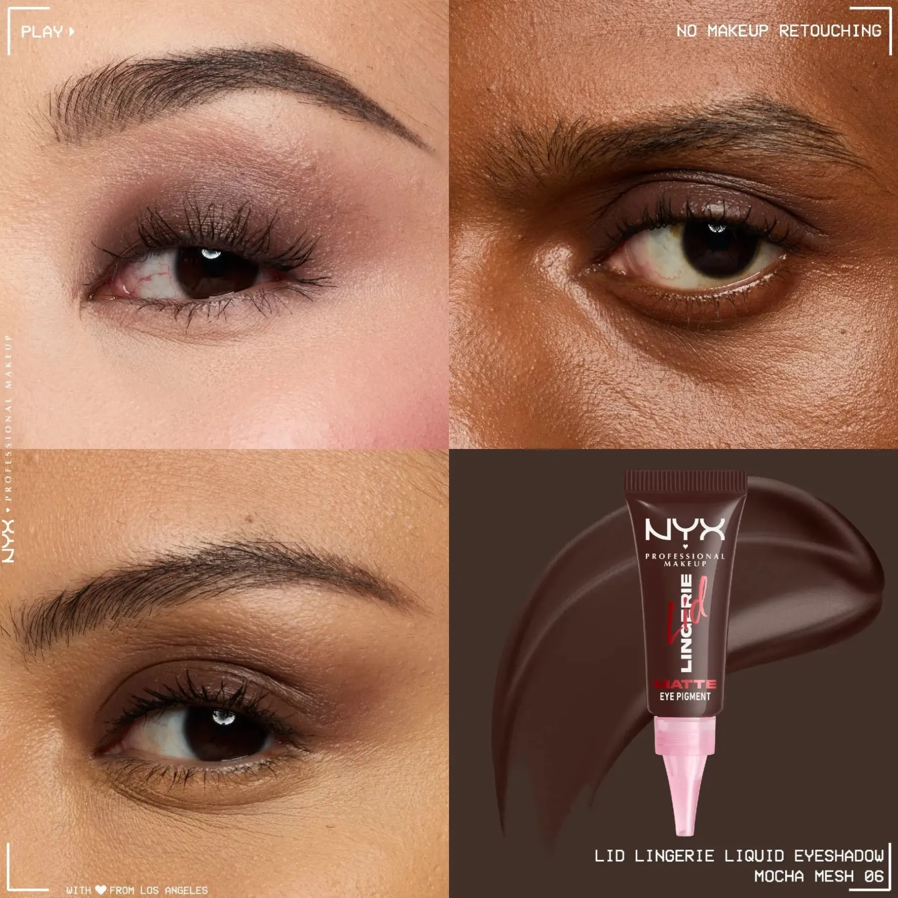 Discount Lid Lingerie Cream Eye Pigment 06 Mocha Mesh Lidschatten|Vegane Lidschatten