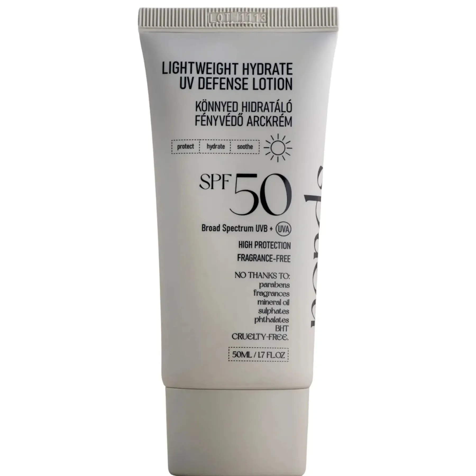 Sale Lightweight Hydrate UV Defense Lotion SPF50 Vegan Pflege|Vegan Tanning