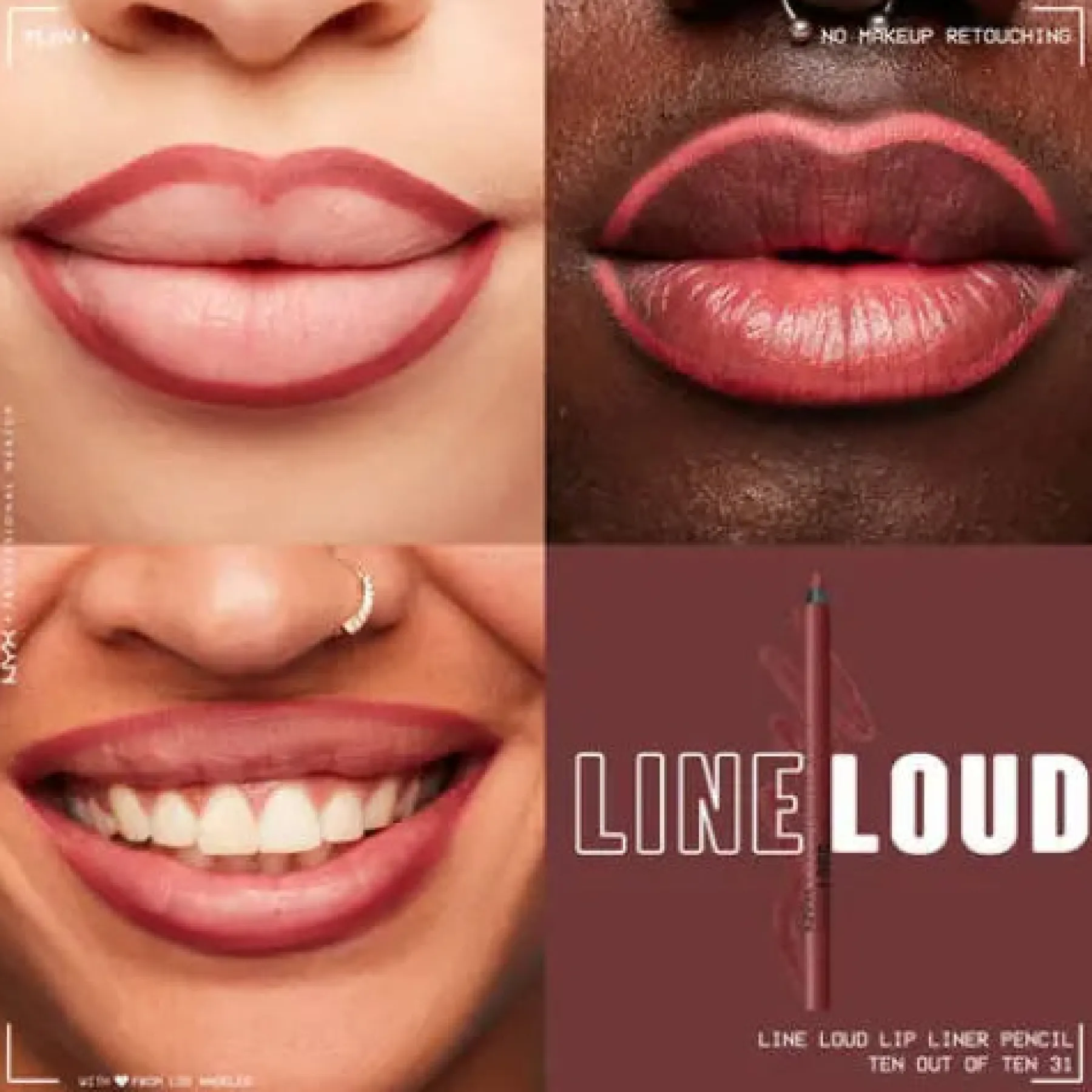 Best Line Loud Lip Liner Ten out of Ten Lippen Konturenstift