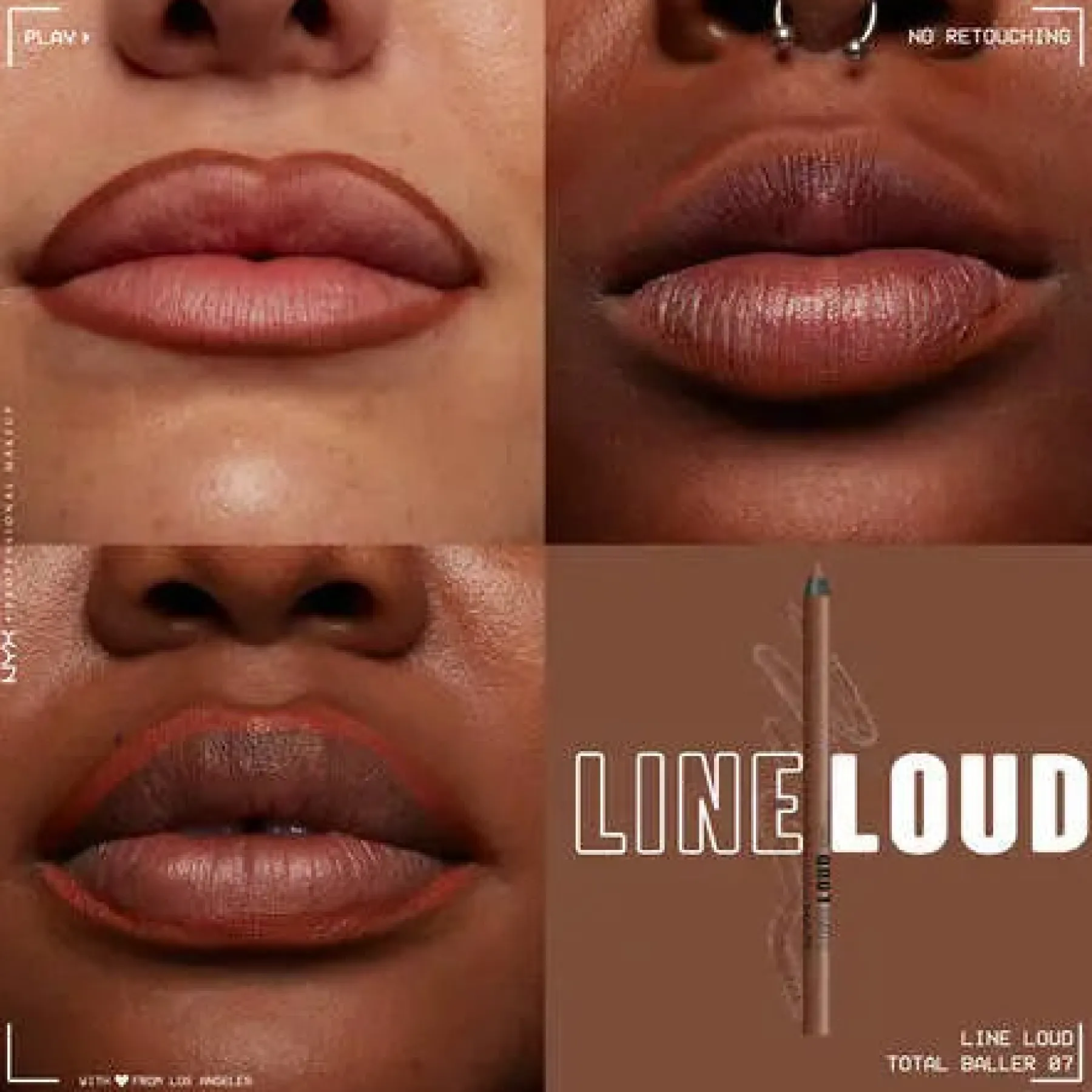 Online Line Loud Lip Liner Total Baller Lippen Konturenstift