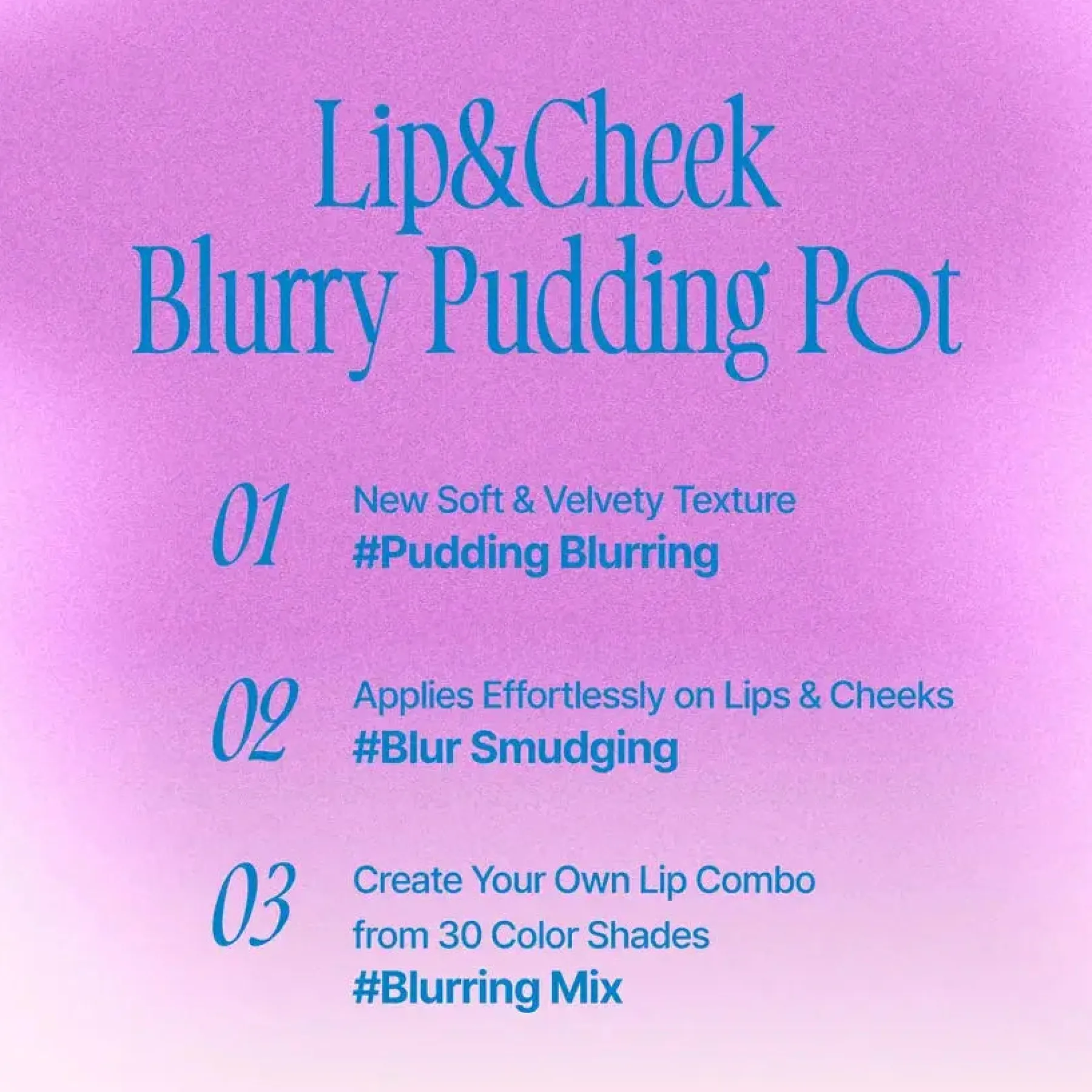 Lip & Cheek Blurry Pudding Pot MV03 Baddie Lippenstift|Korean Makeup