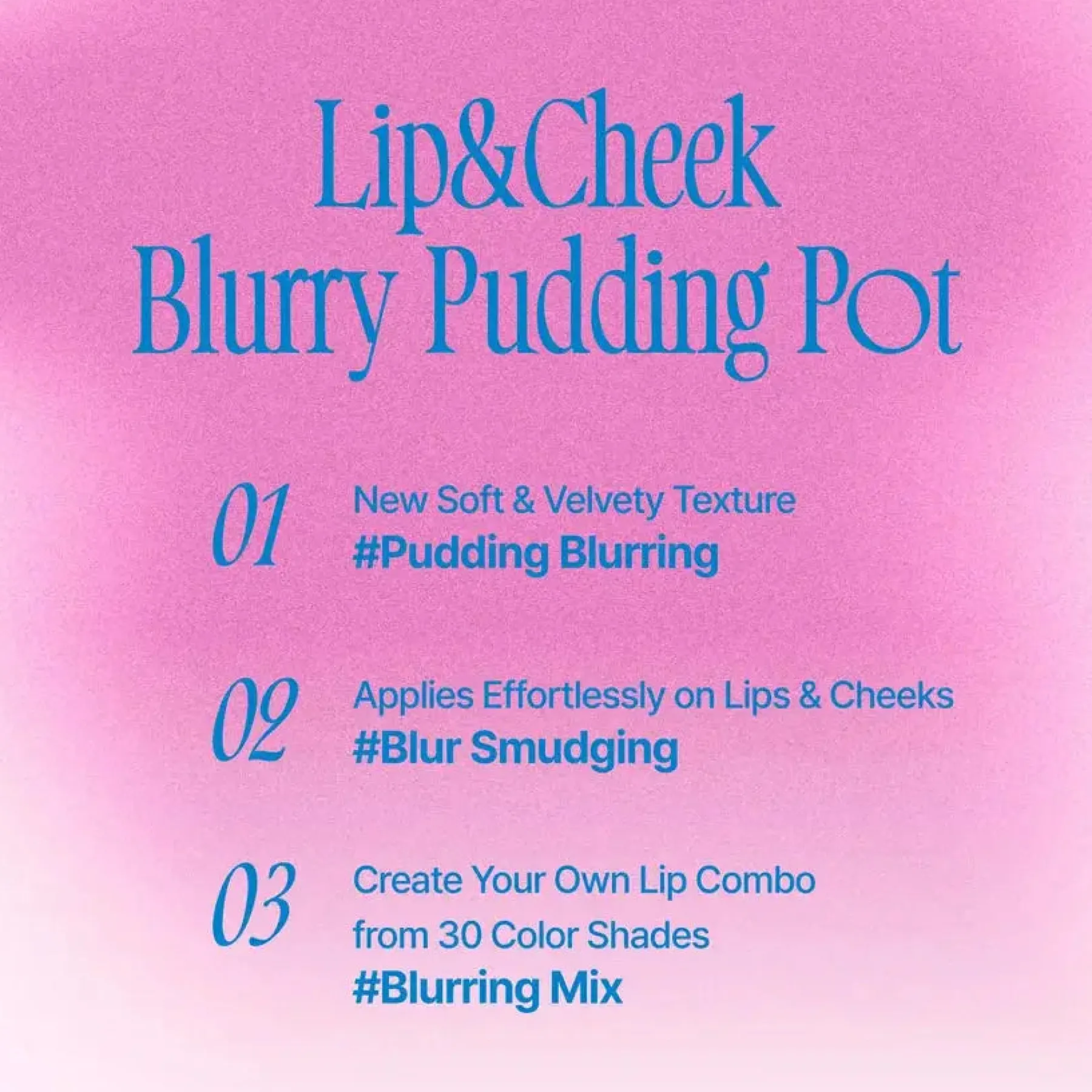 Outlet Lip & Cheek Blurry Pudding Pot PK01 Baby Lippenstift|Korean Makeup
