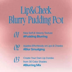 Best Lip & Cheek Blurry Pudding Pot RS04 Memories Korean Makeup|Korean Makeup