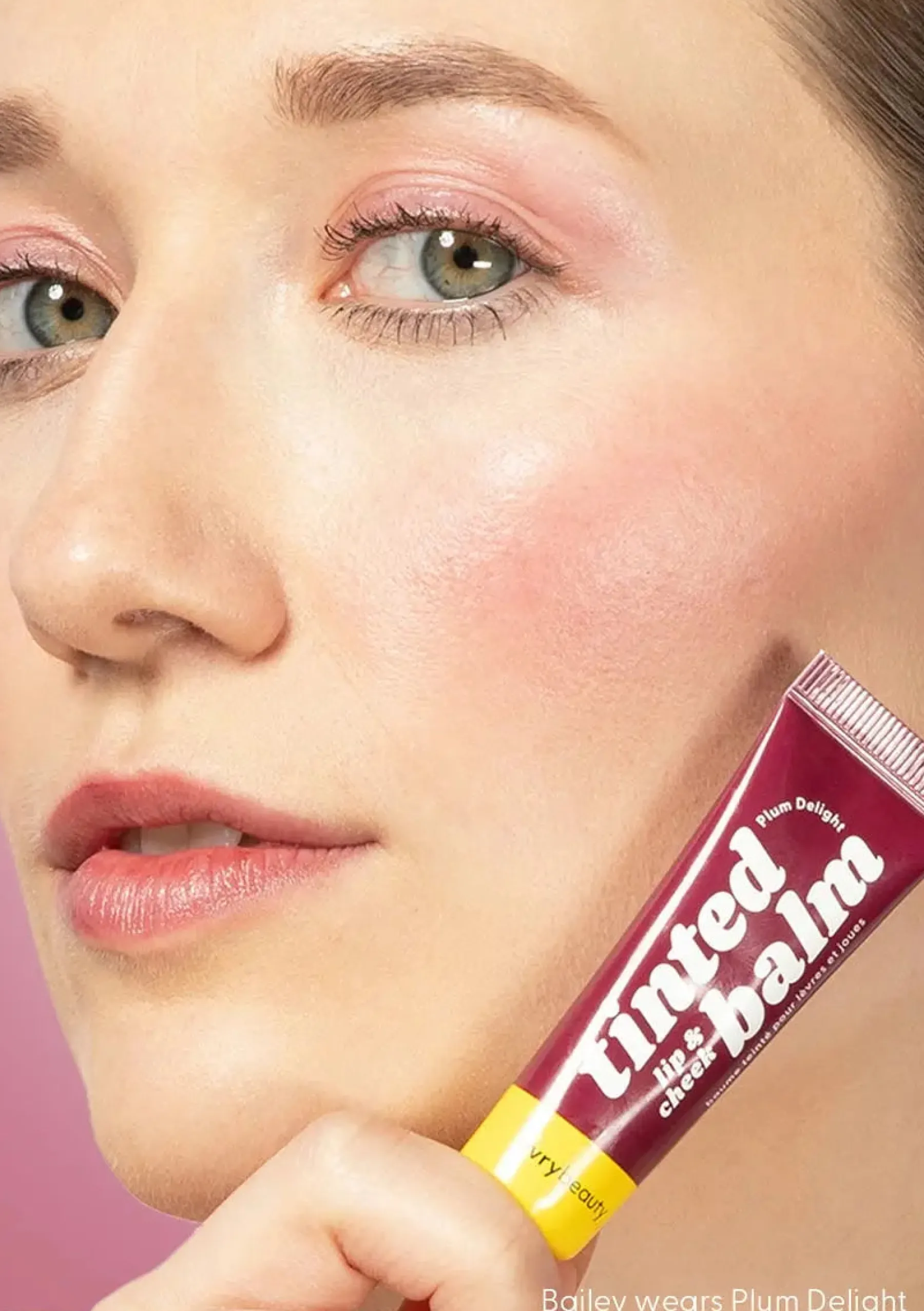 New Lip & Cheek Tinted Balm Plum Delight Rouge