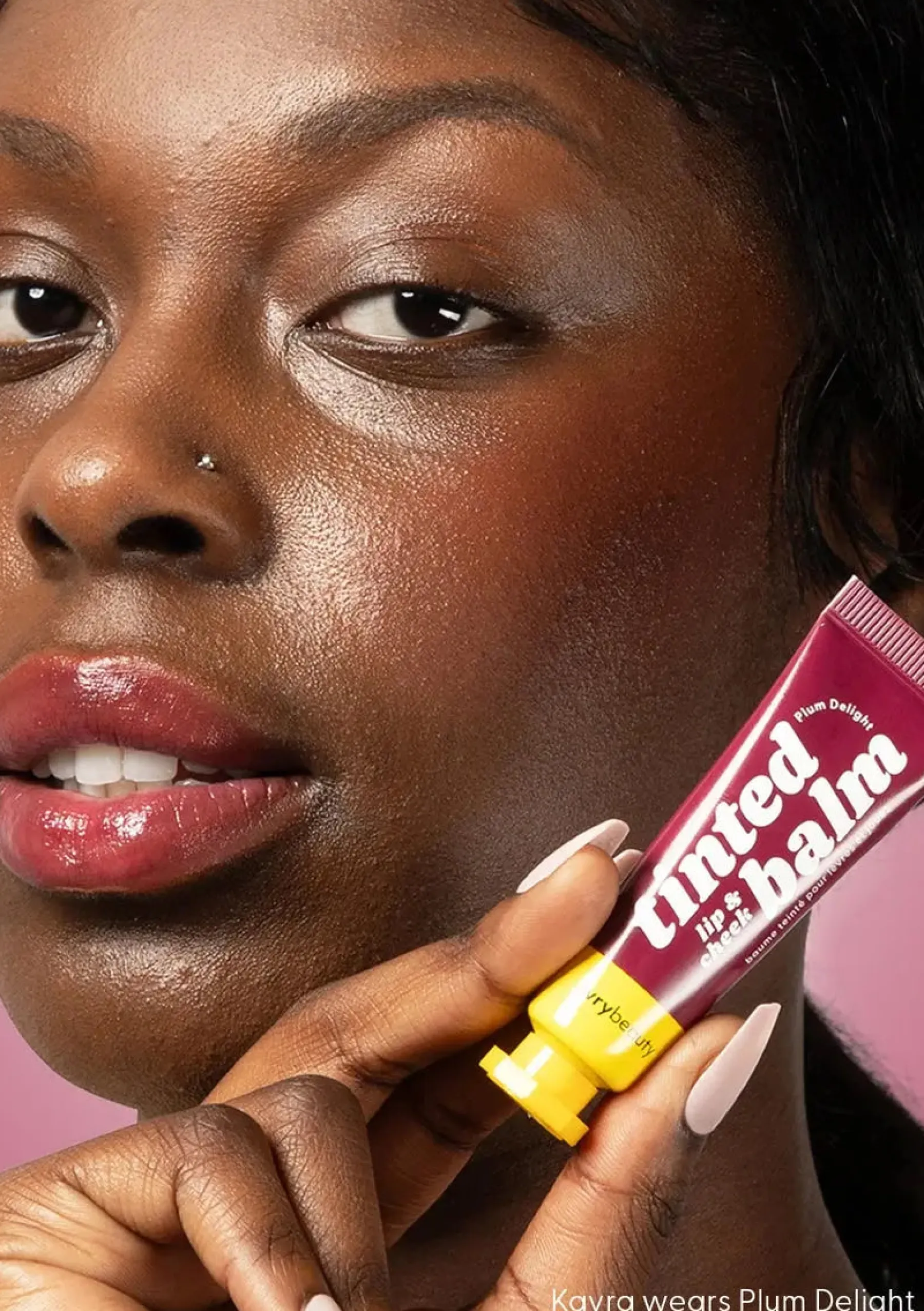 New Lip & Cheek Tinted Balm Plum Delight Rouge