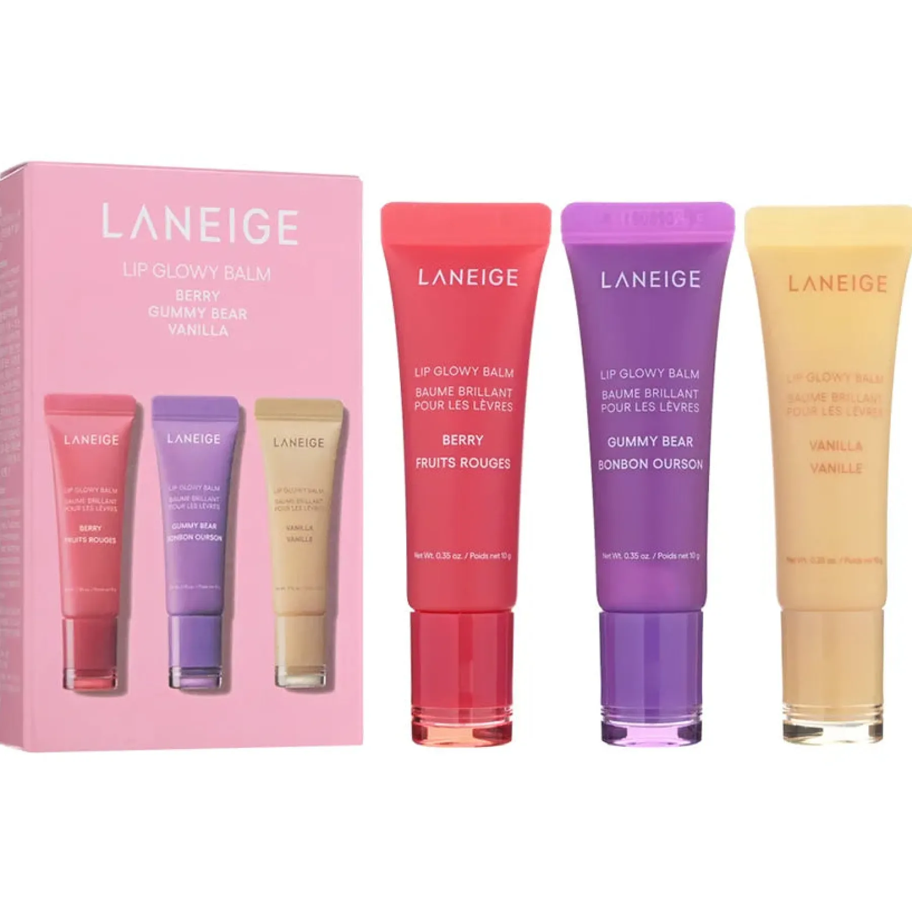 Clearance Lip Glowy Balm Trio Set Korean Skincare Routine|Korean Makeup