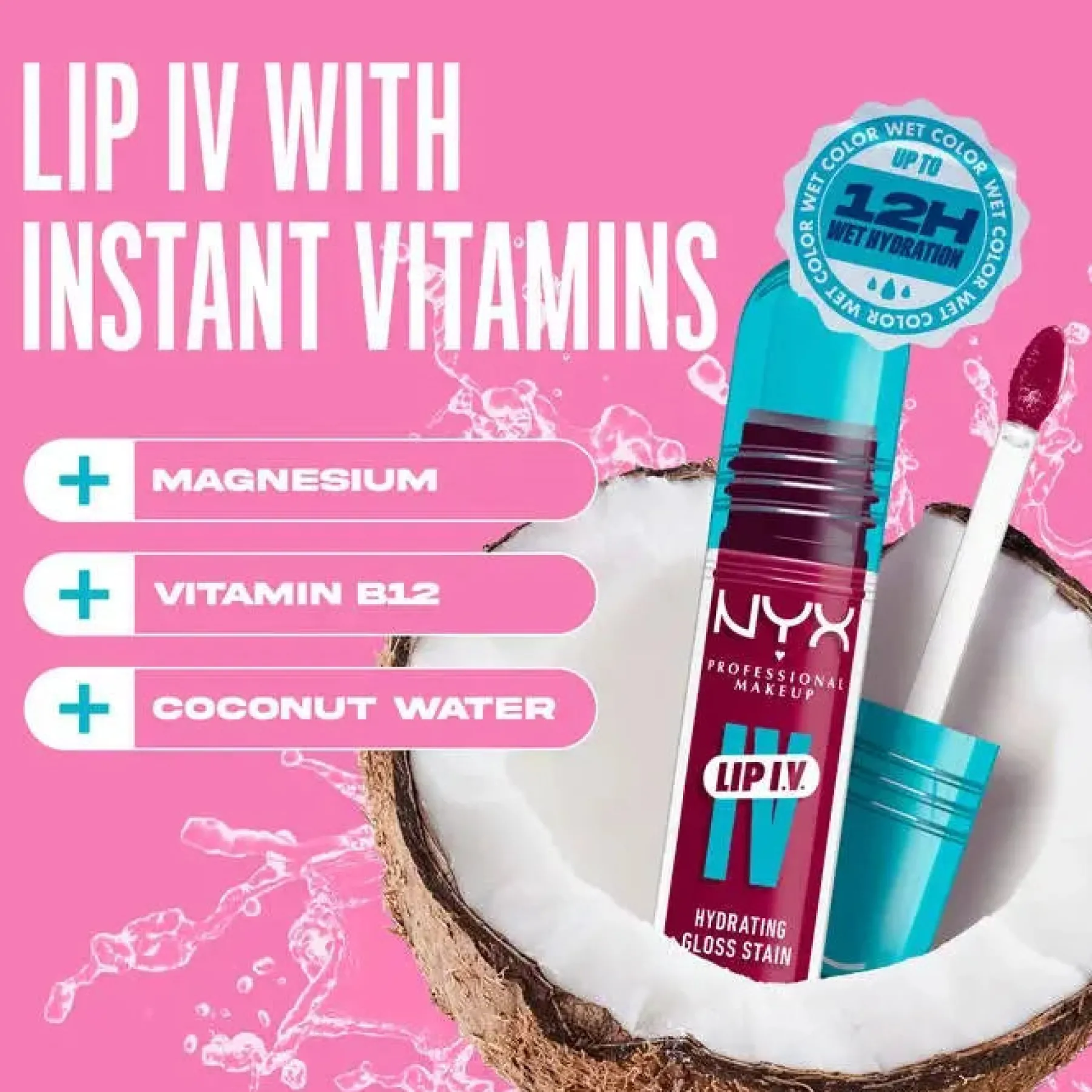 Best Lip IV Hydrating Gloss Magenta Mist Lipgloss|Veganer Lipgloss