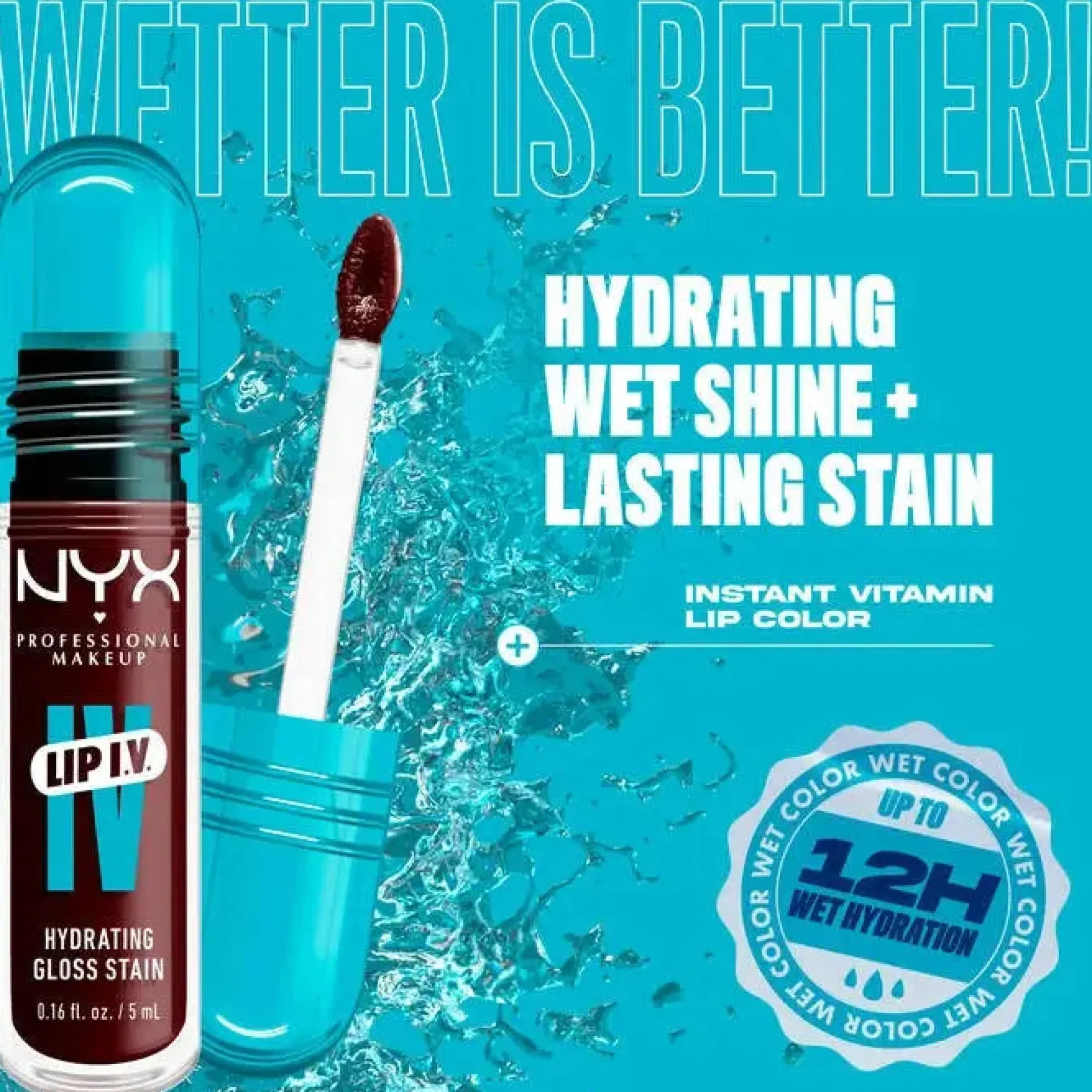 Discount Lip IV Hydrating Lip Gloss Water 'Bout Wine? Lipgloss|Lip Stain