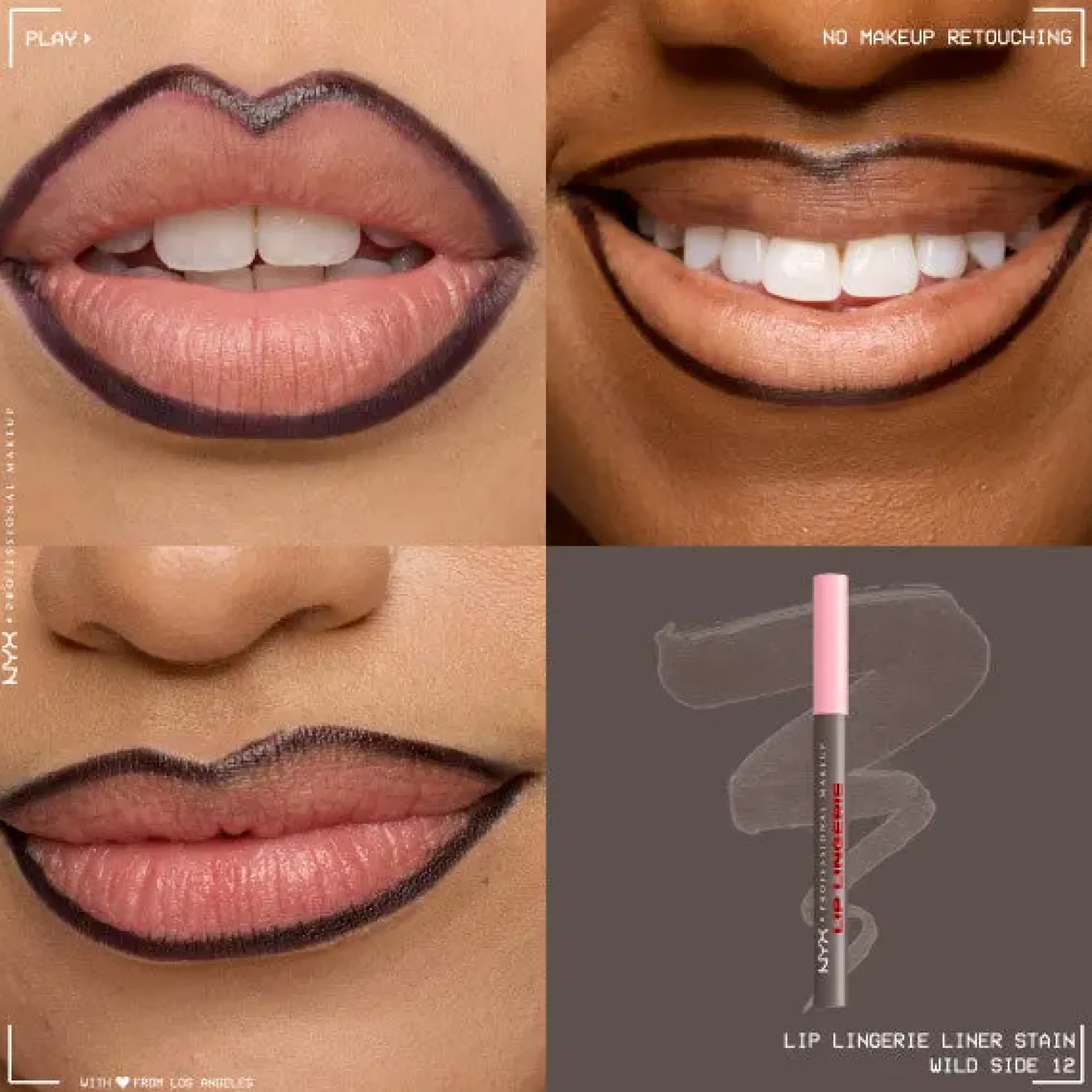 Hot Lip Lingerie Lip Liner Stain Wild Side Lip Stain|Lippen Konturenstift